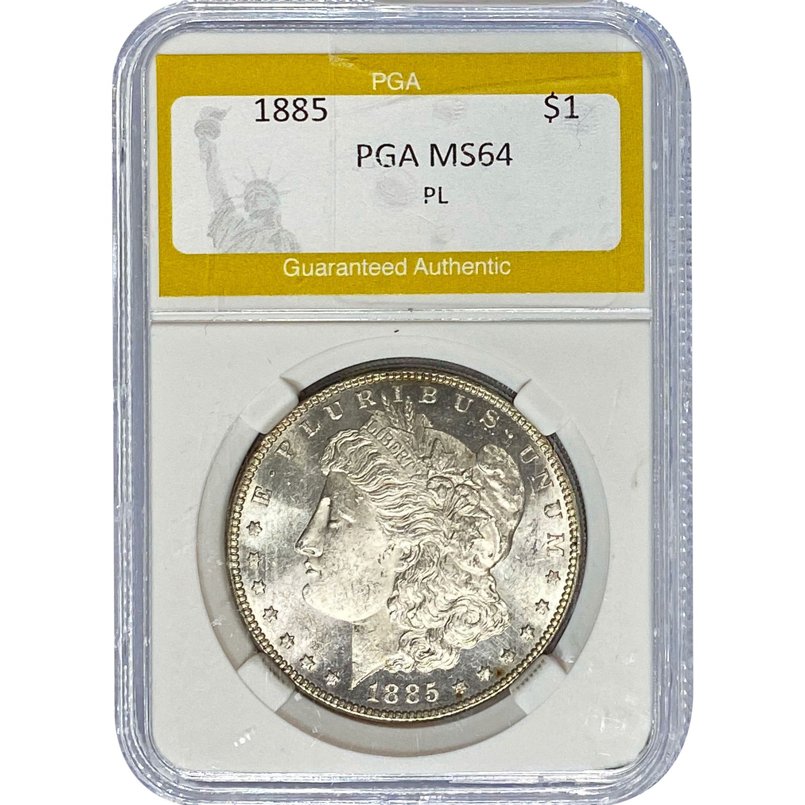 1885 Morgan Silver Dollar PGA MS64 PL (1 of 2)