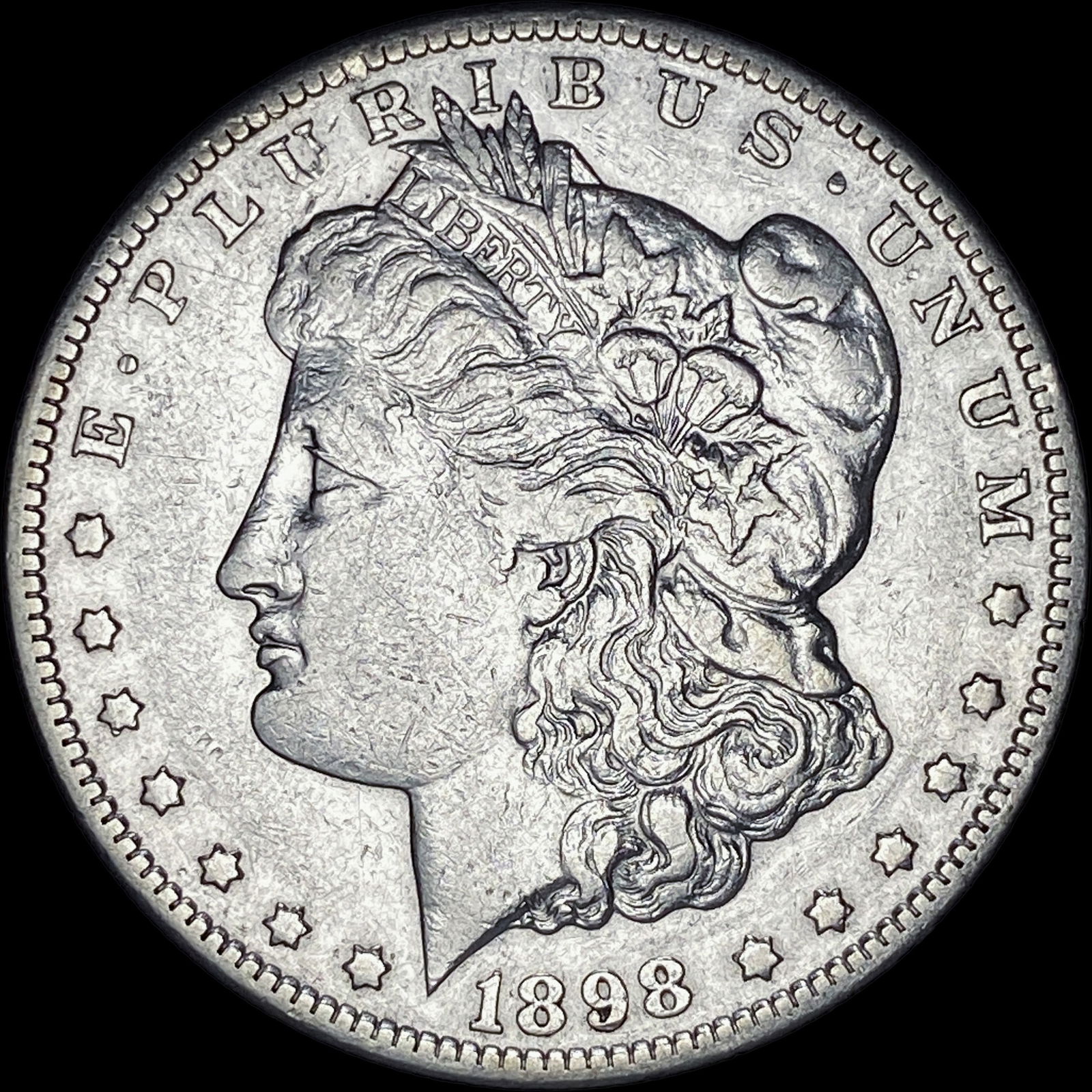 1898-S Morgan Silver Dollar CLOSE UNC (1 of 2)
