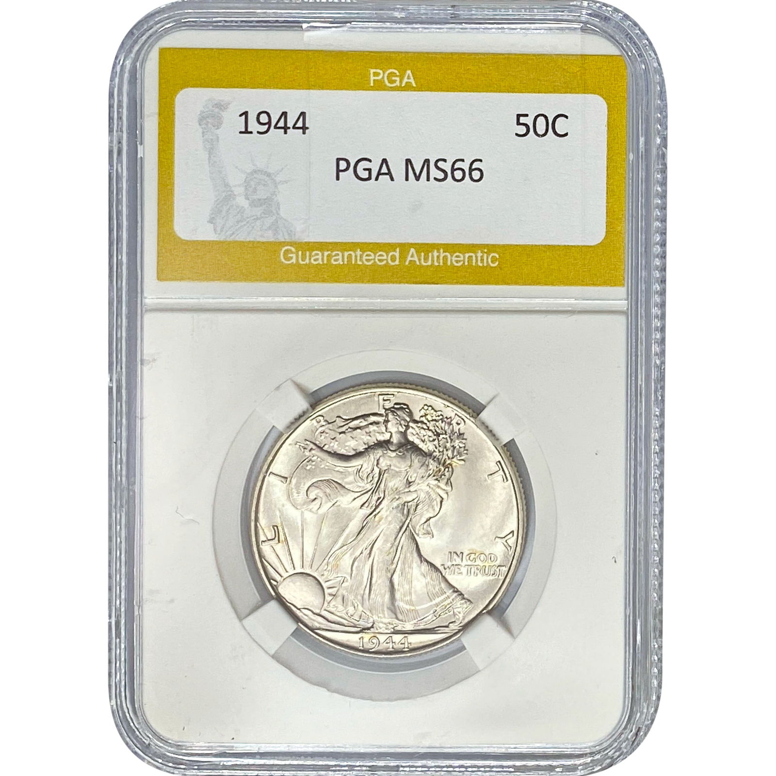 1944 Walking Liberty Half Dollar PGA MS66 (1 of 2)