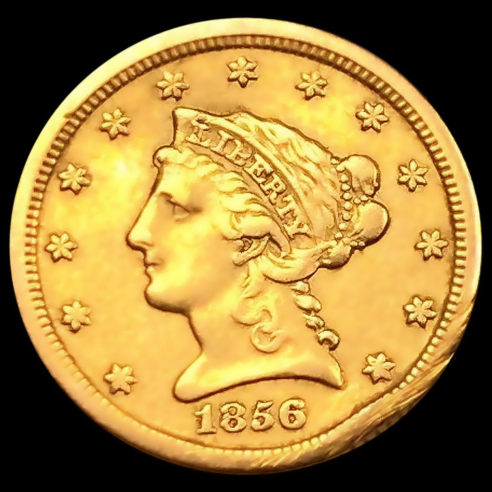1856-O $2.50 Gold Quarter Eagle CHOICE AU (1 of 2)