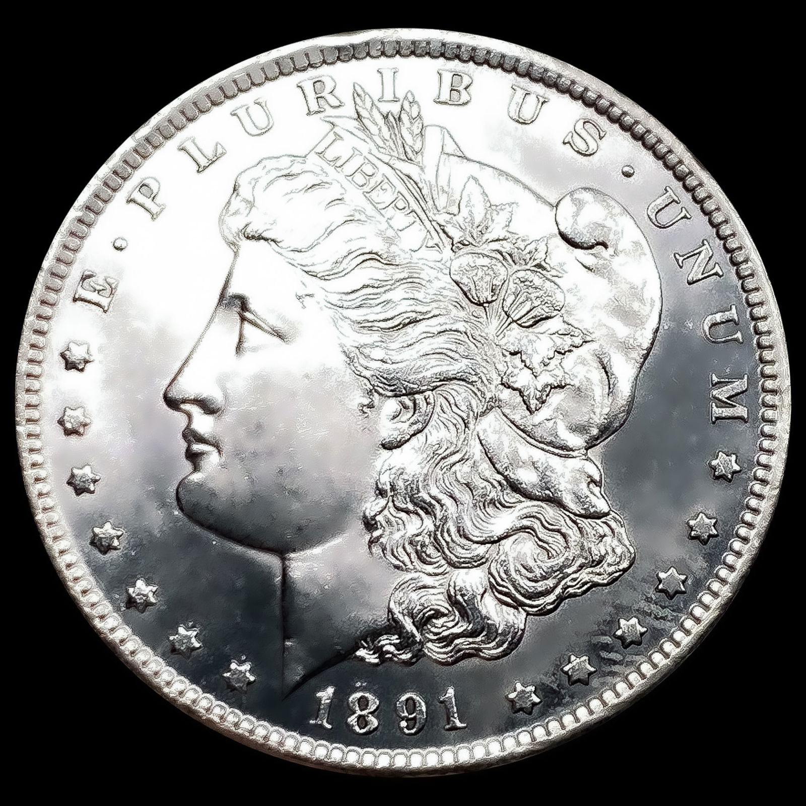 1891-CC Morgan Silver Dollar CHOICE BU (1 of 2)
