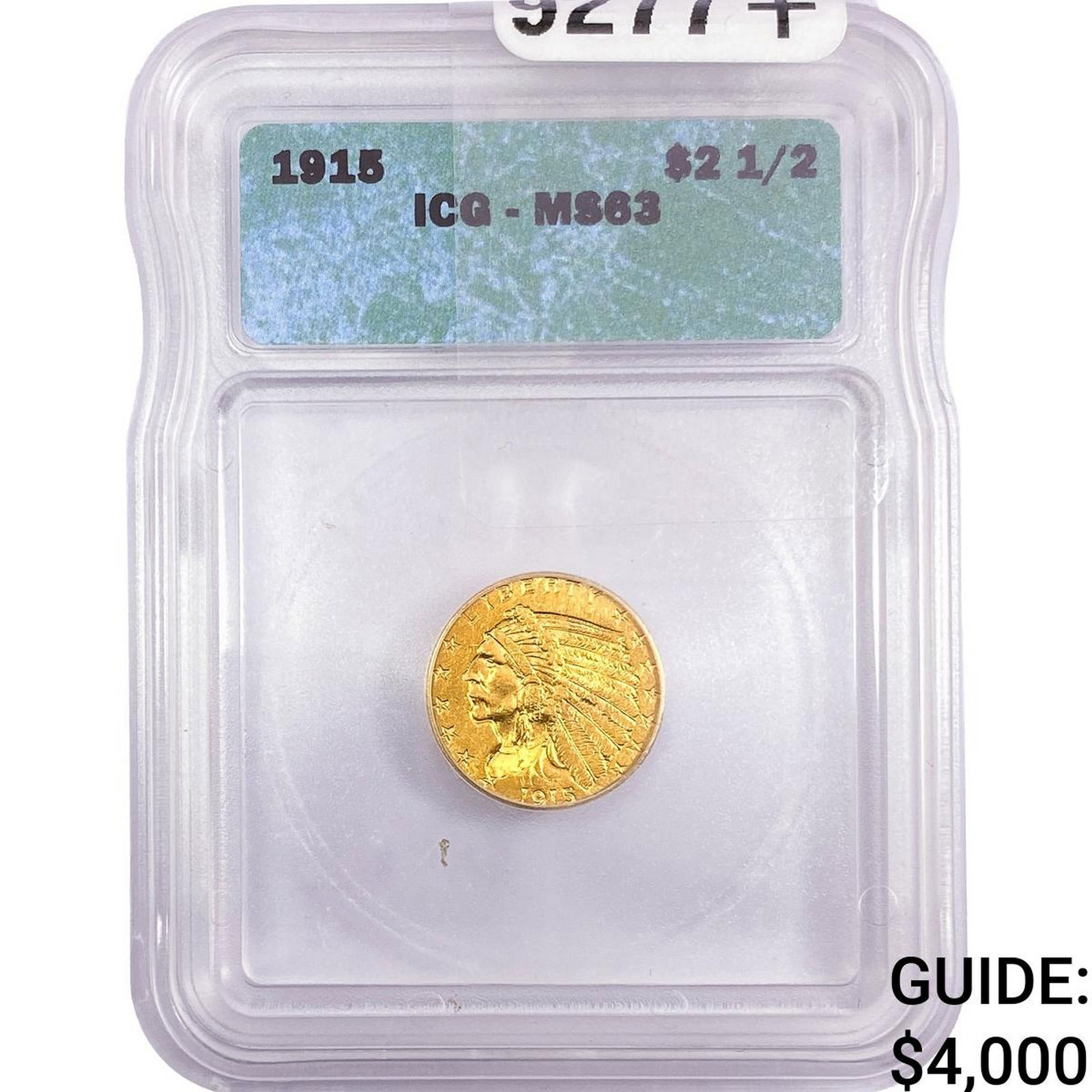 1915 $2.50 Gold Quarter Eagle ICG MS63 (1 of 2)