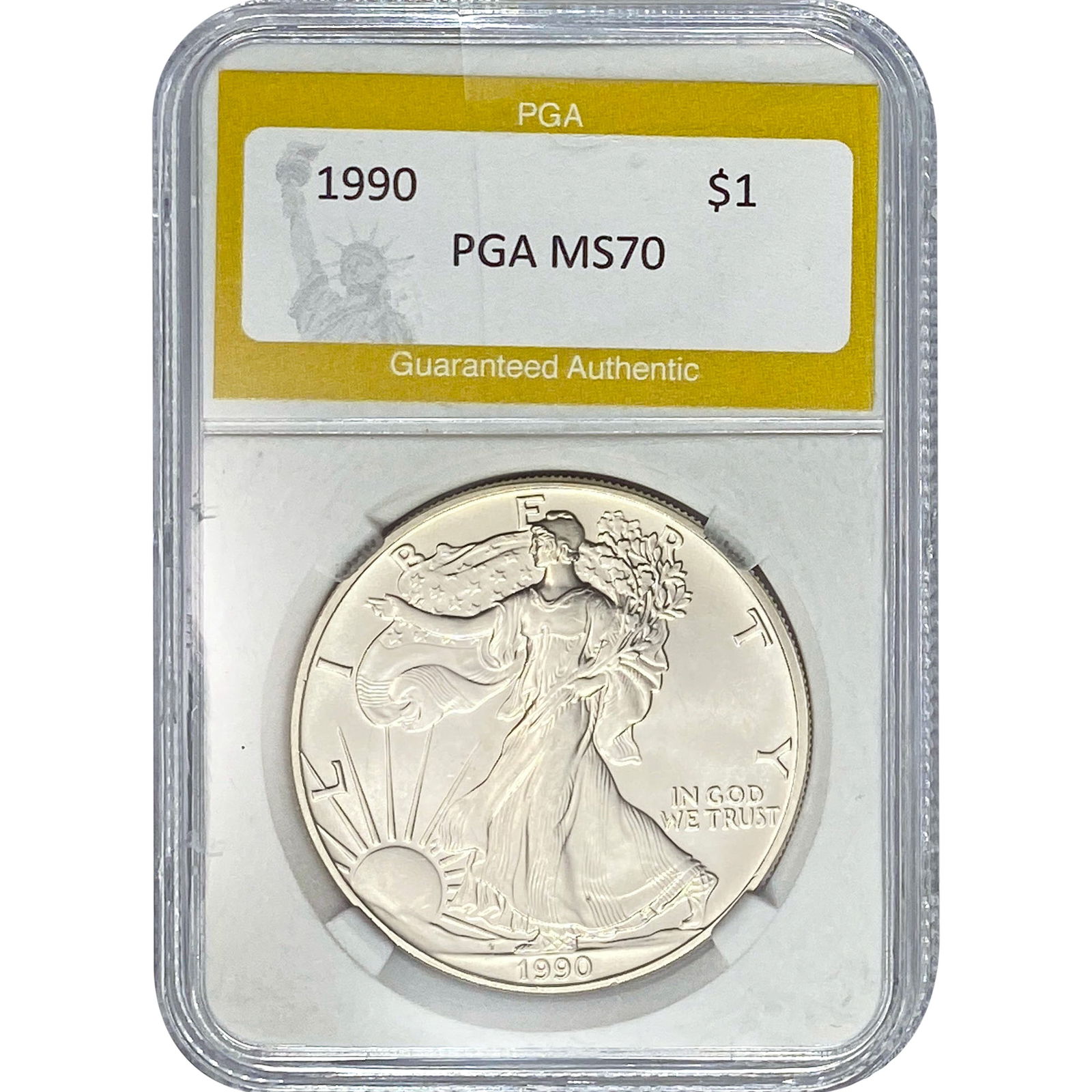 1990 Silver Eagle PGA MS70 (1 of 2)