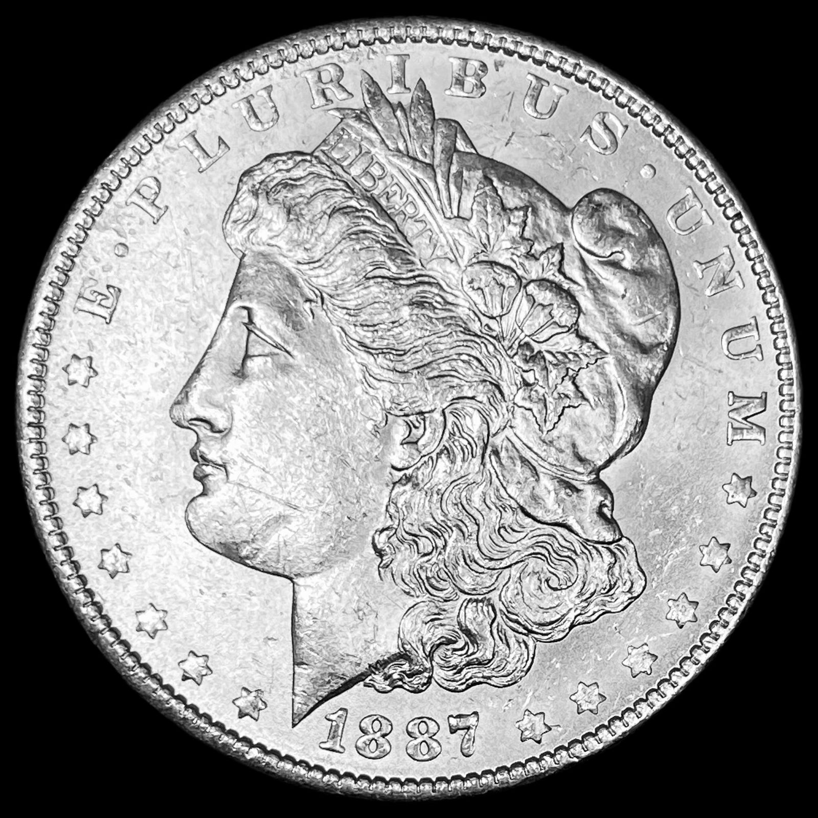 1887-O Silver Morgan Dollar CHOICE AU (1 of 2)