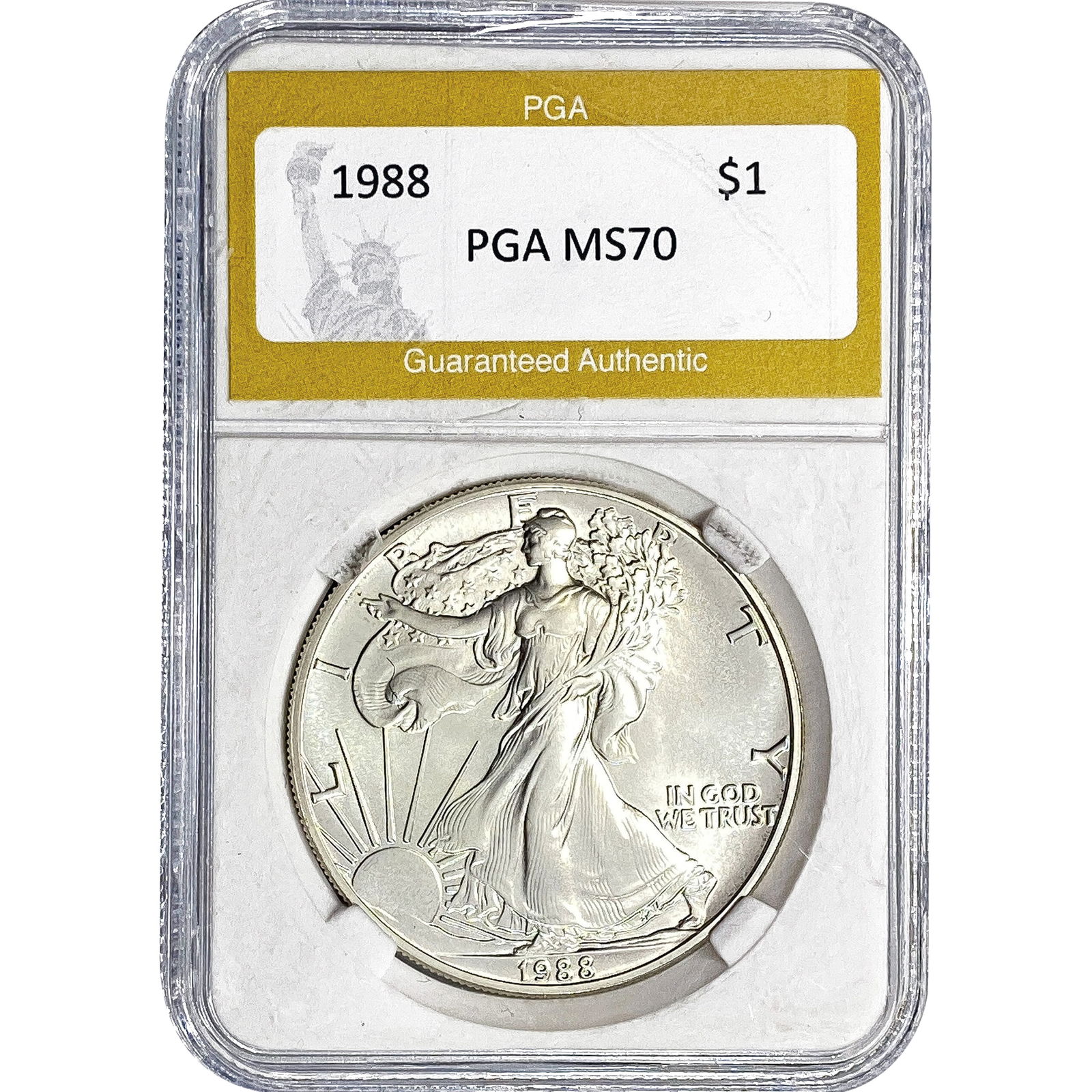 1988 Silver Eagle PGA MS70 (1 of 2)