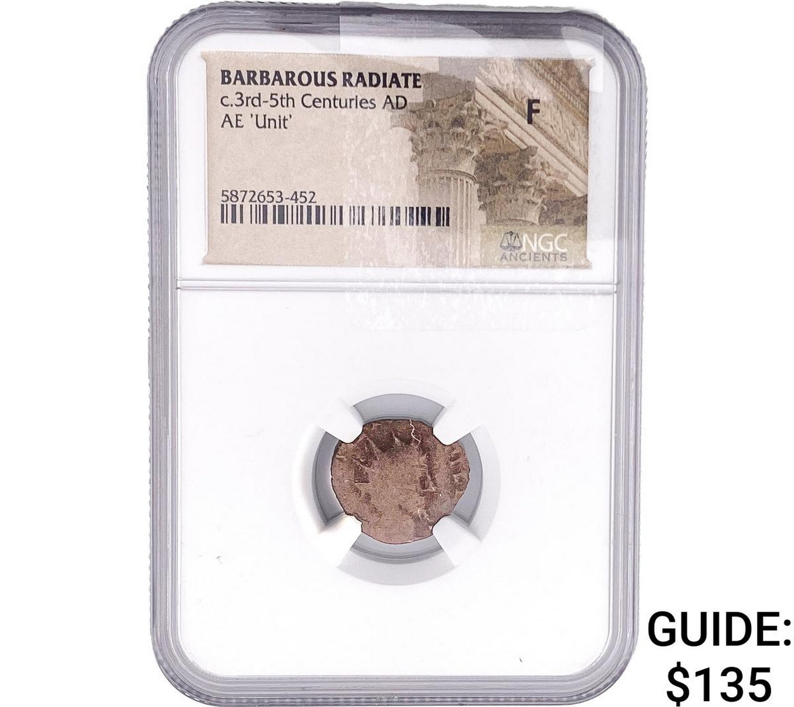 Barbarous Radiate c.3rd-5th Centuries AD AE 'Unit' NGC F: Barbarous Radiate c.3rd-5th Centuries AD AE 'Unit' NGC F
