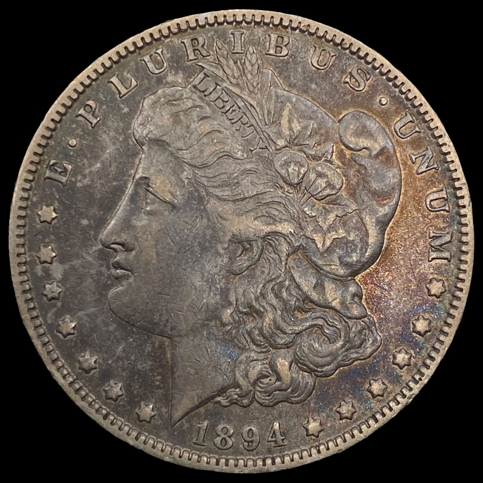 1894-O Silver Morgan Dollar NEARLY  UNCIRCULATED (1 of 2)