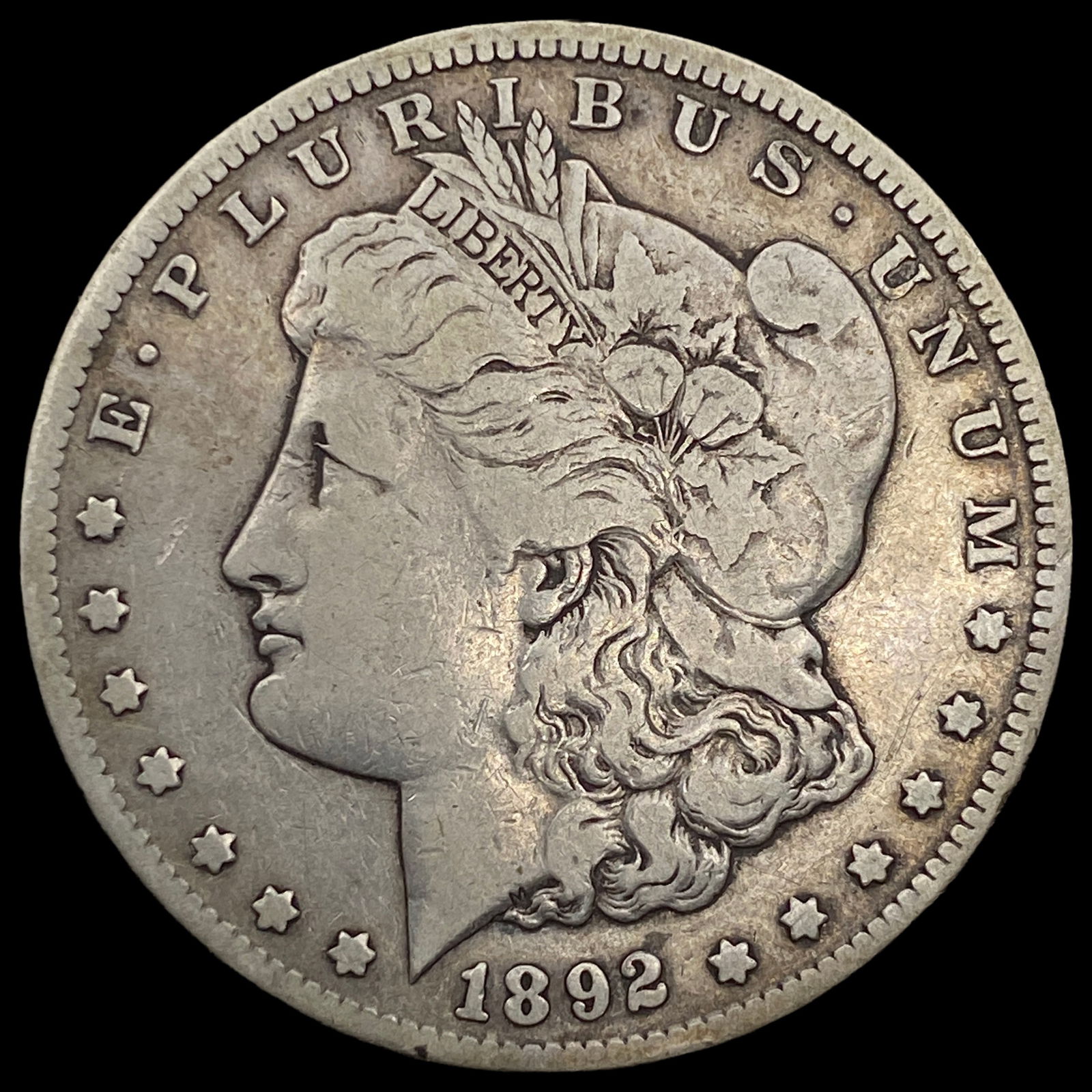 1892-CC Silver Morgan Dollar LIGHTLY  CIRCULATED (1 of 2)