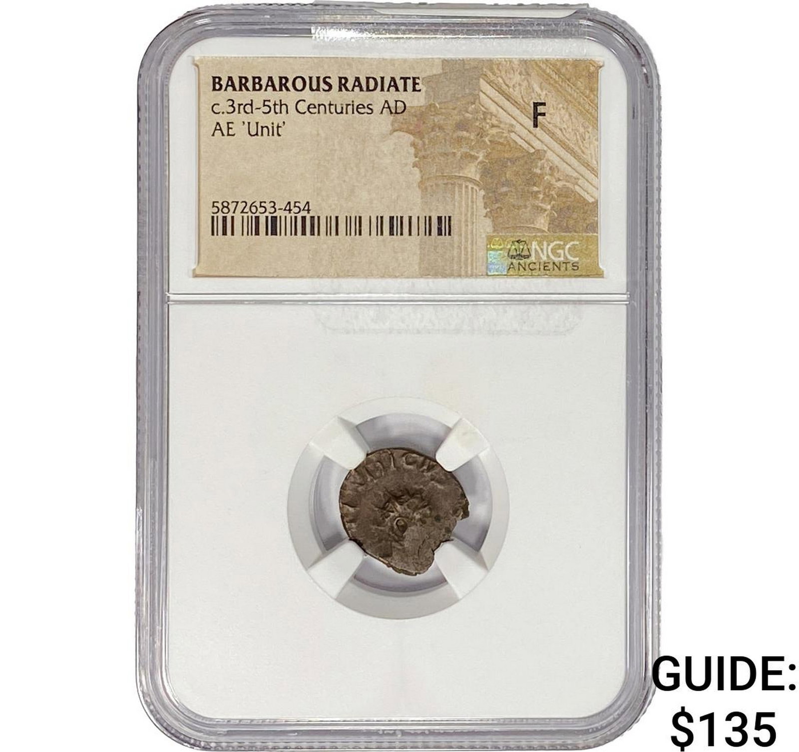 Barbarous Radiate c.3rd-5th Centuries AD AE 'Unit' NGC F: Barbarous Radiate c.3rd-5th Centuries AD AE 'Unit' NGC F