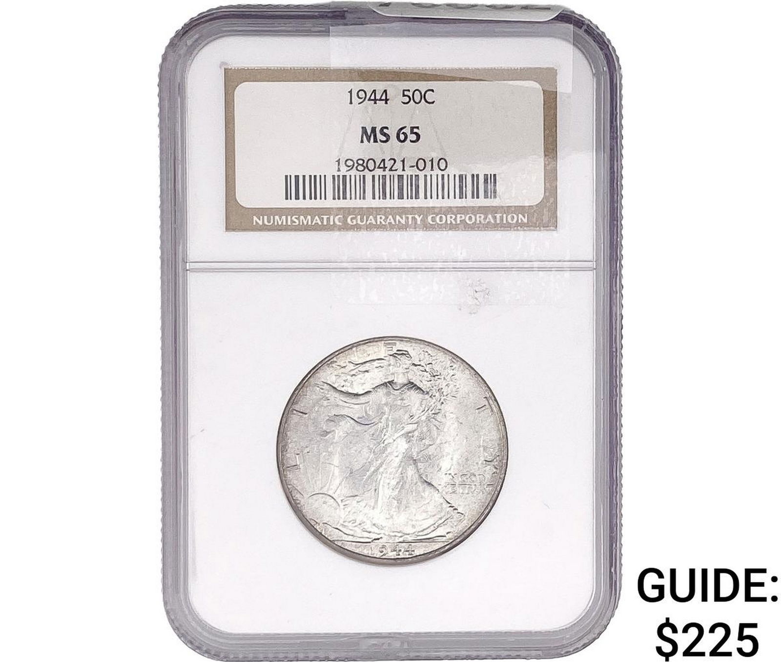 1944 Walking Liberty Half Dollar NGC MS65 (1 of 2)