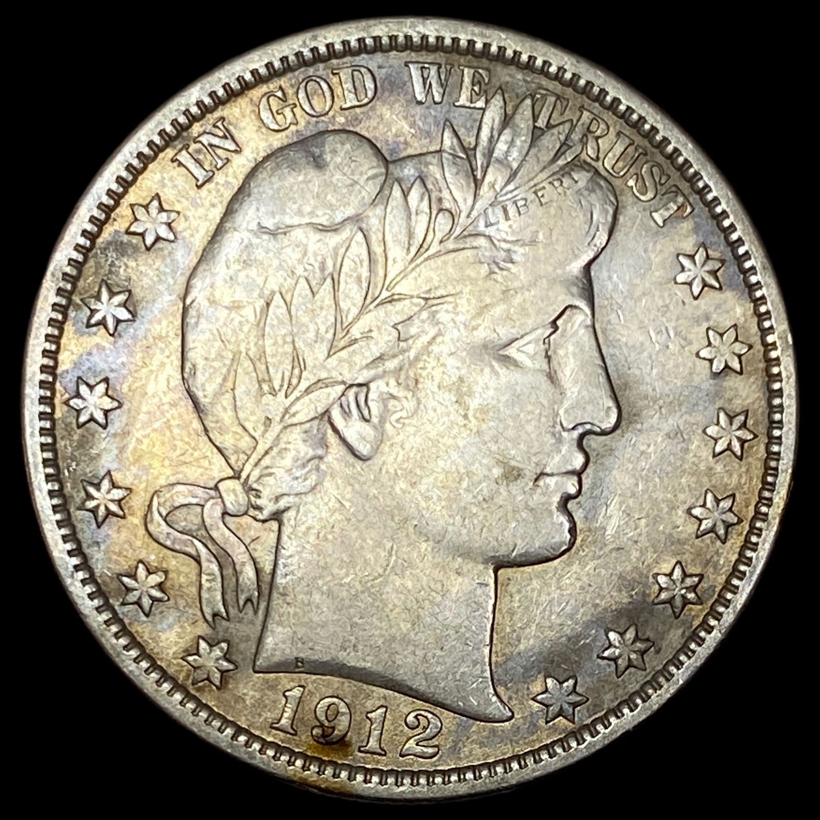 1912 Barber Half Dollar NEARLY UNCIRCULATED (1 of 2)