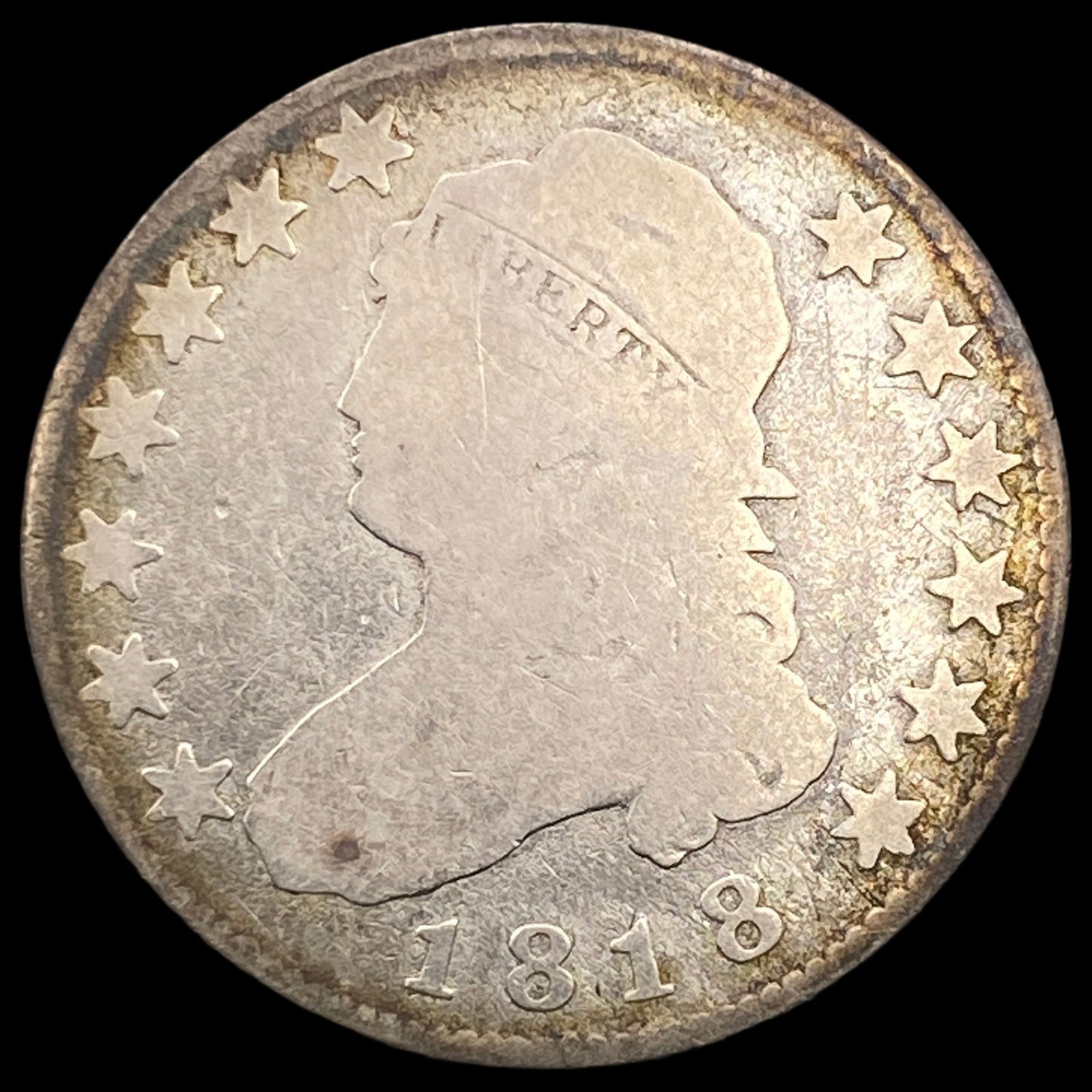 1818 Capped Bust Quarter NICELY CIRCULATED (1 of 2)