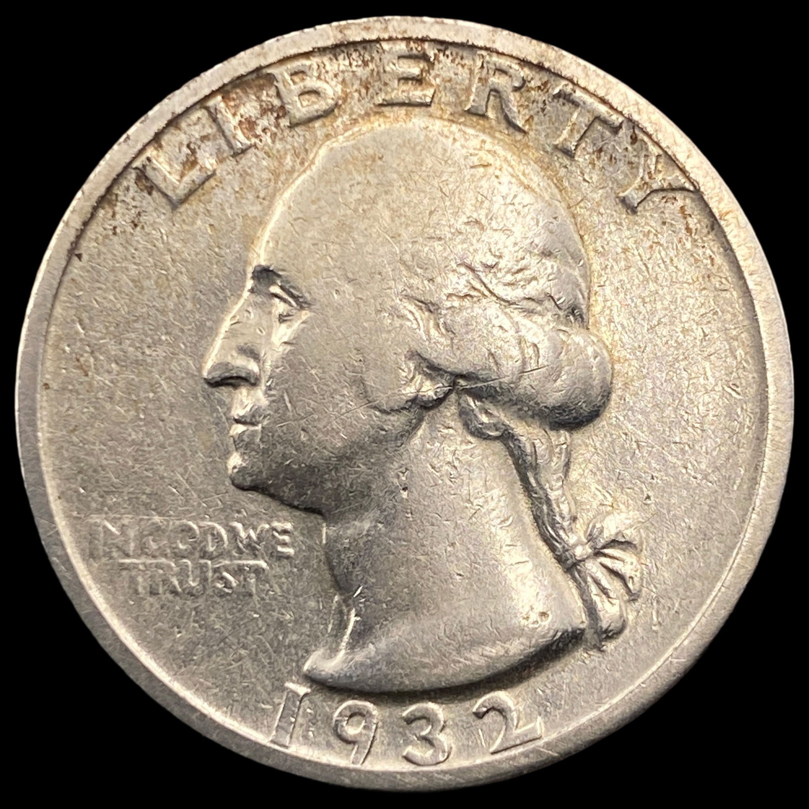1932-S Silver Washington Quarter NEARLY  UNCIRCULATED (1 of 2)