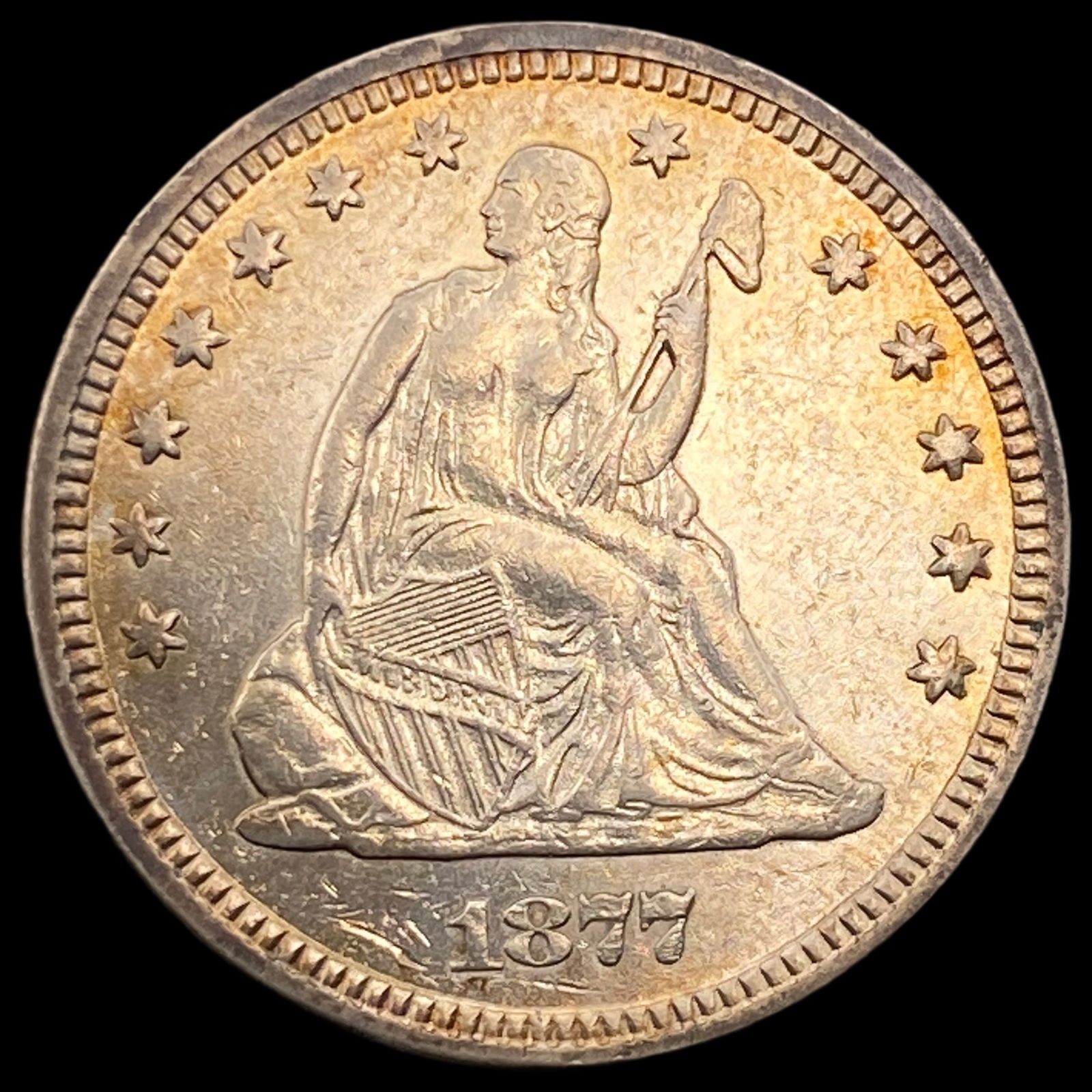 1877 Seated Liberty Quarter HIGH GRADE (1 of 2)