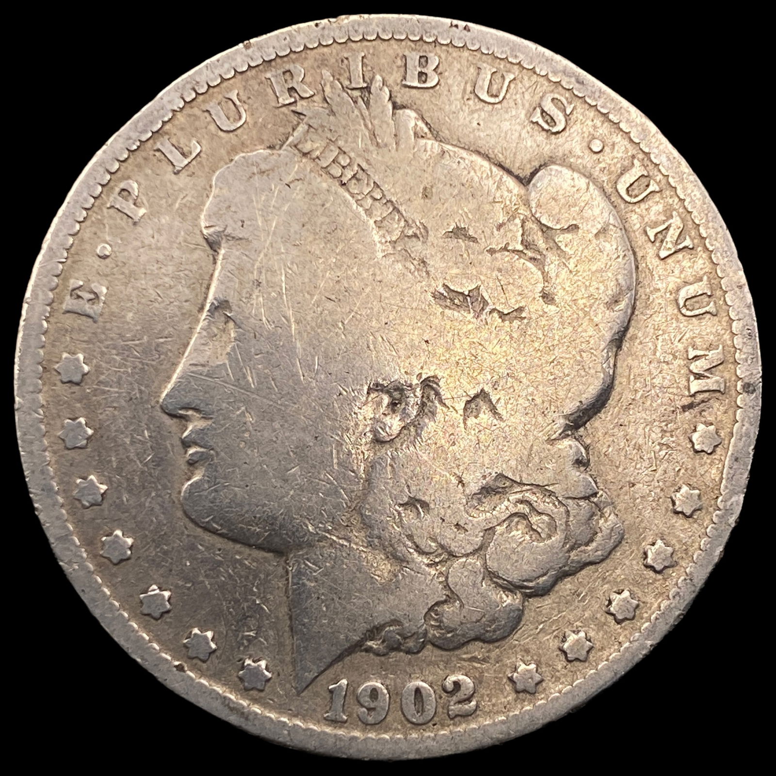 1902-O Morgan Silver Dollar NICELY CIRCULATED (1 of 2)
