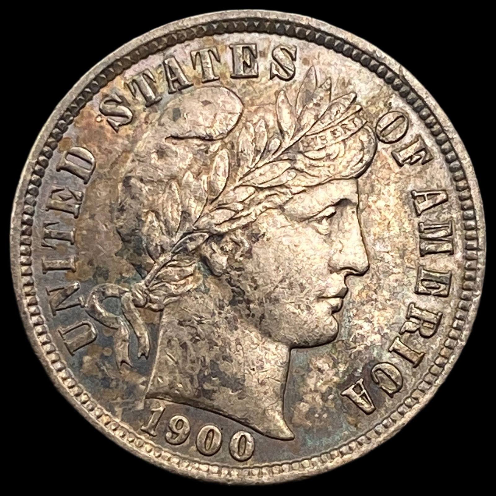 1900-S Silver Barber Dime UNCIRCULATED (1 of 2)