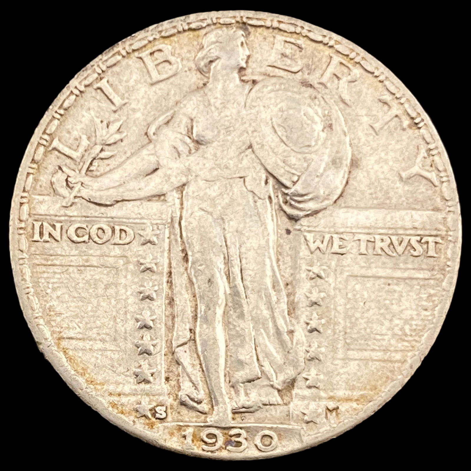 1930-S Silver Standing Liberty Quarter  UNCIRCULATED (1 of 2)