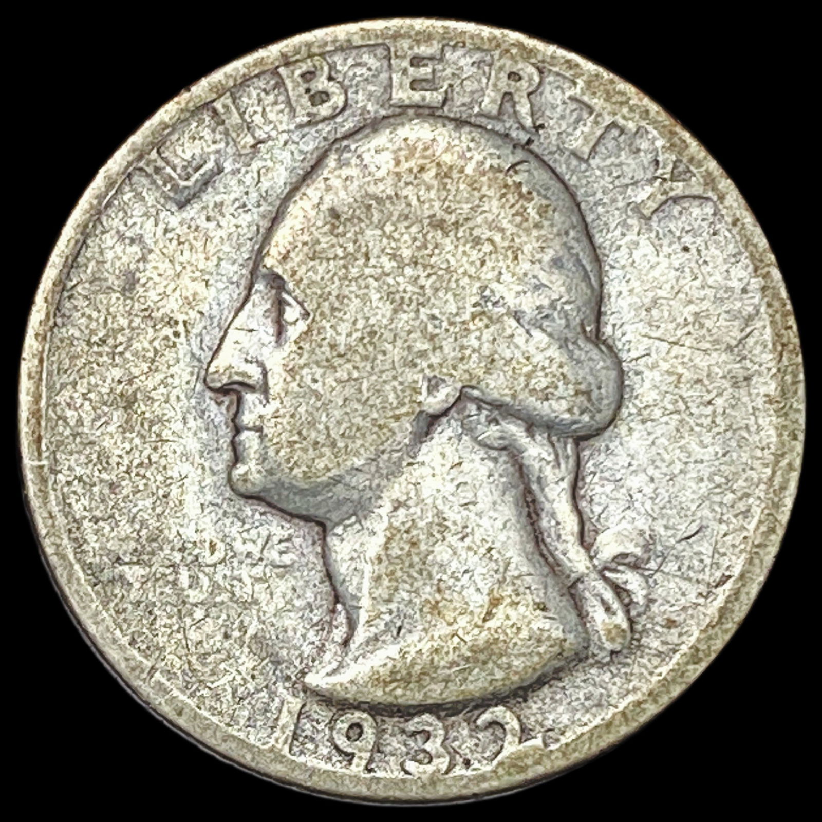 1932-S Washington Quarter NICELY CIRCULATED (1 of 2)