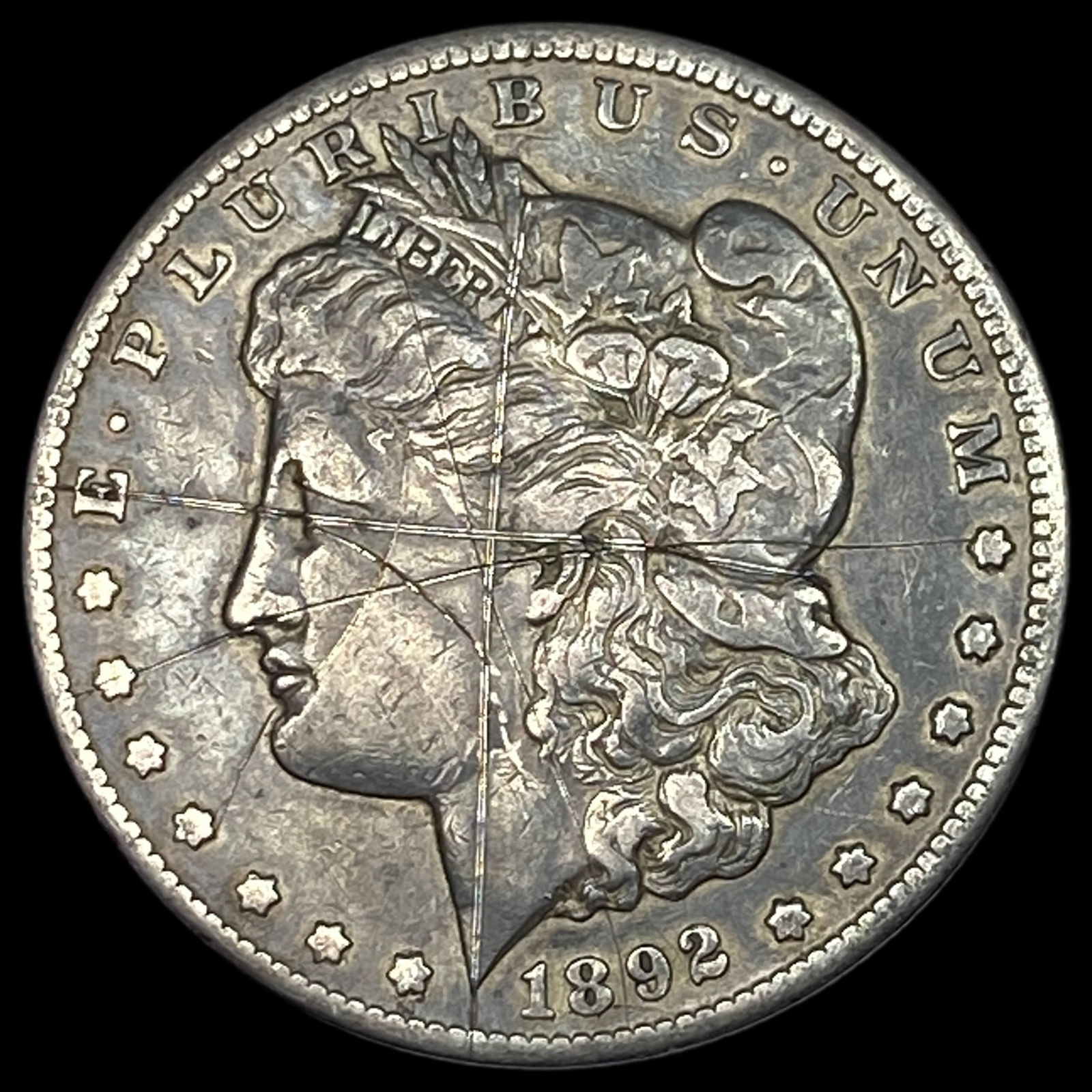 1892-CC Morgan Silver Dollar HIGH GRADE (1 of 2)