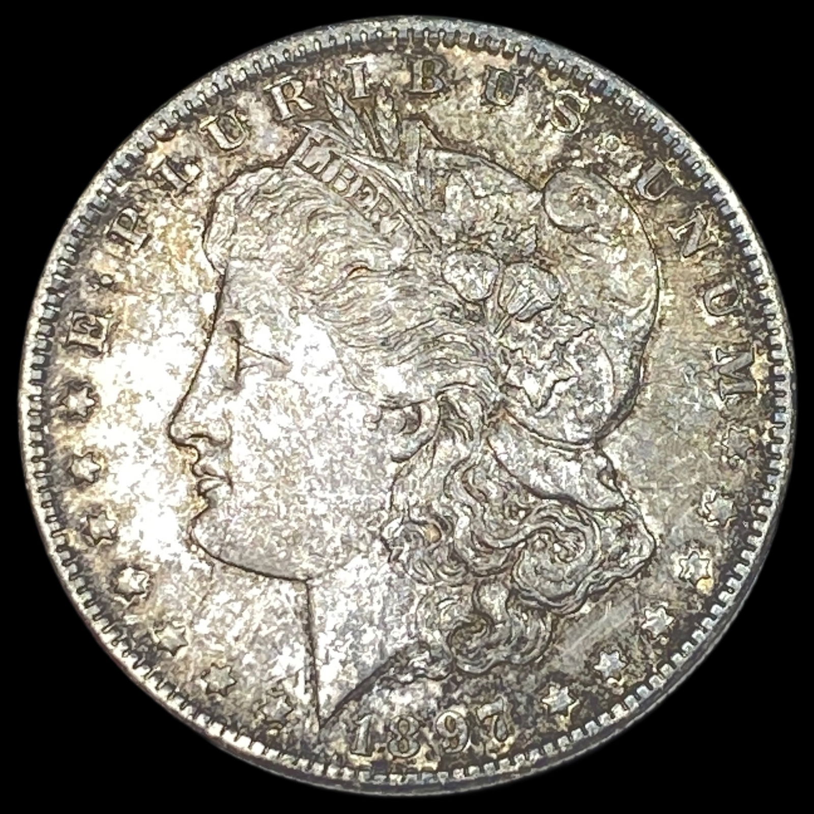 1897-O Silver Morgan Dollar CLOSELY  UNCIRCULATED (1 of 2)