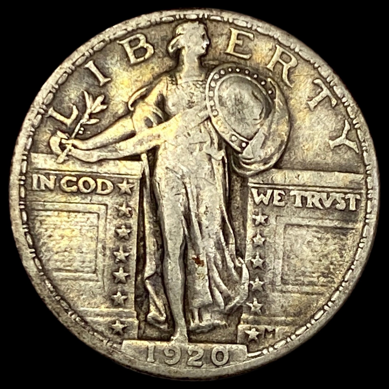 1920 Standing Liberty Quarter LIGHTLY CIRCULATED: 1920 Standing Liberty Quarter LIGHTLY CIRCULATED