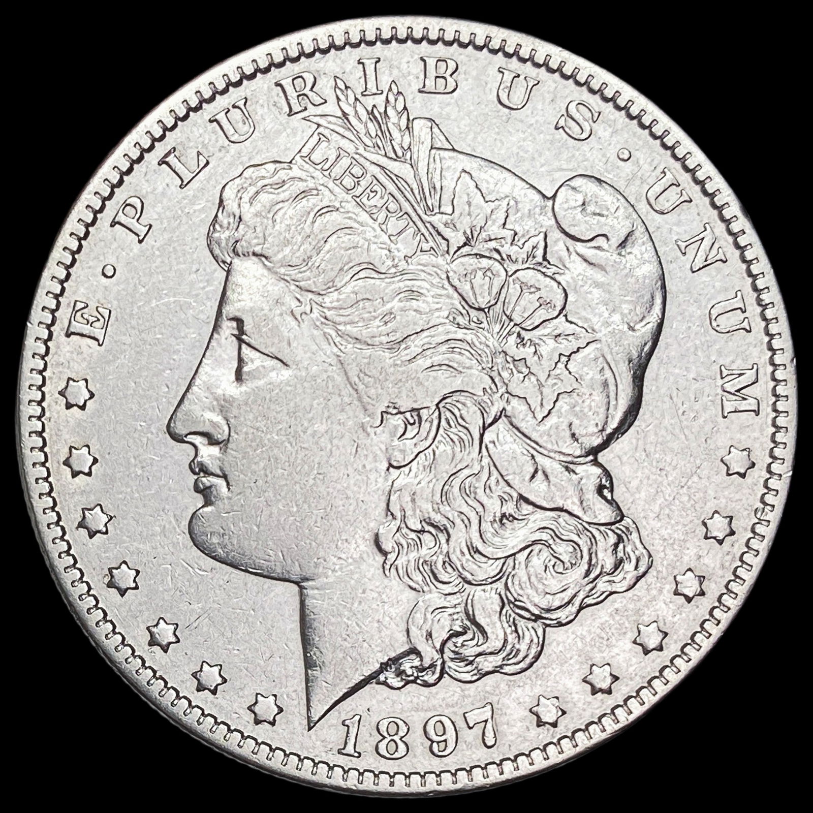 1897-O Silver Morgan Dollar NEARLY UNCIRCULATED (1 of 2)