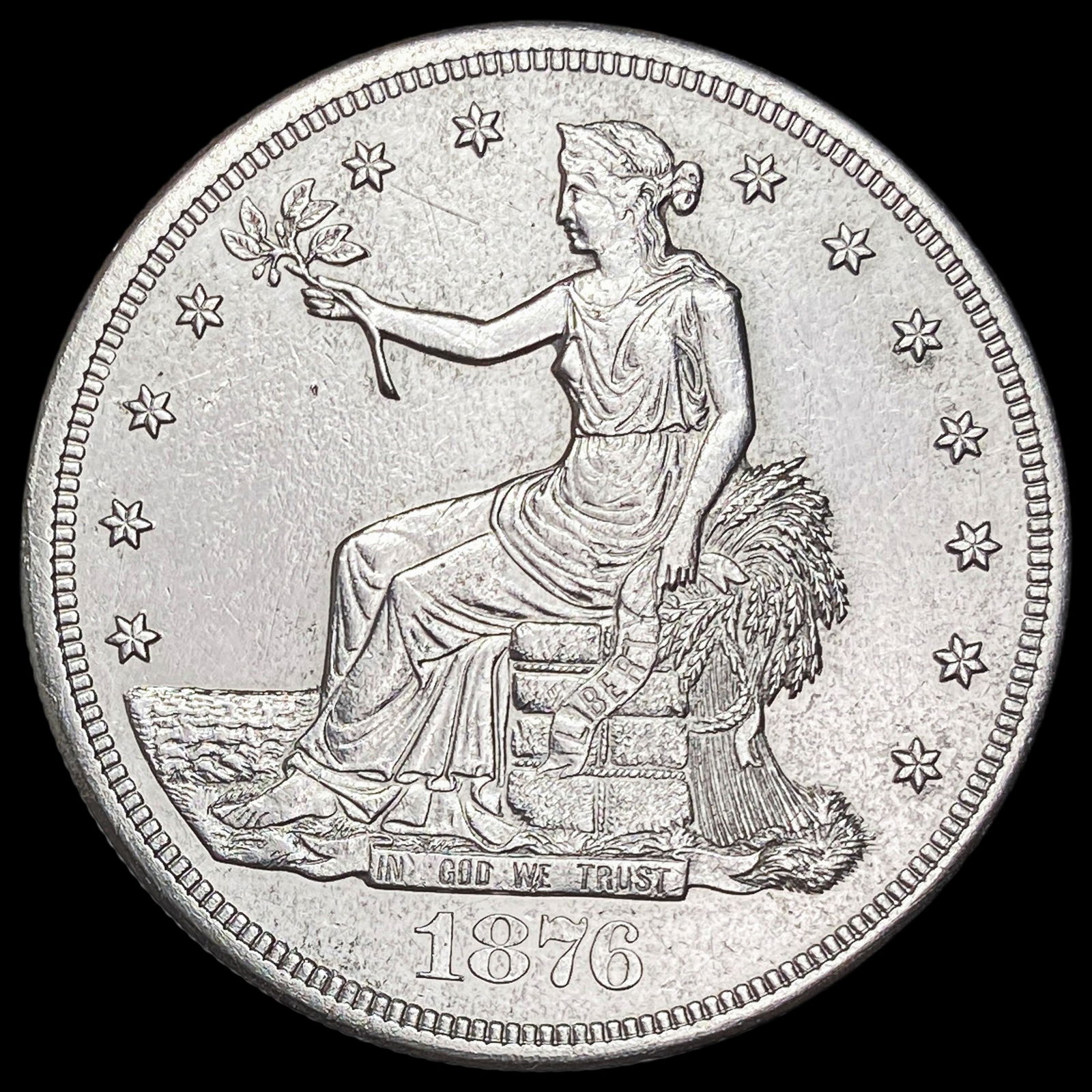 1876-S Silver Trade Dollar HIGH GRADE (1 of 2)