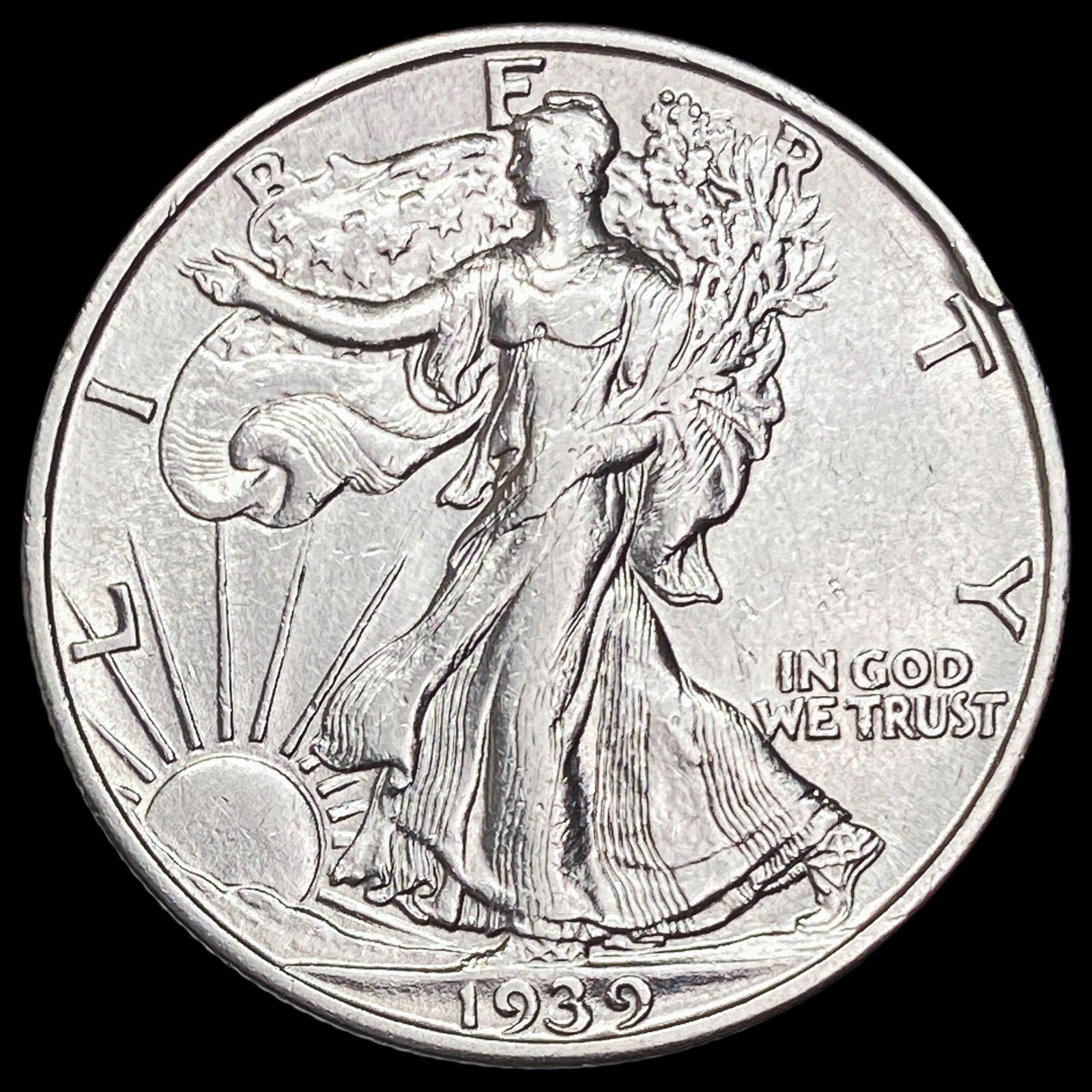 1939-S Silver Walking Liberty Half Dollar UNCIRCULATED (1 of 2)