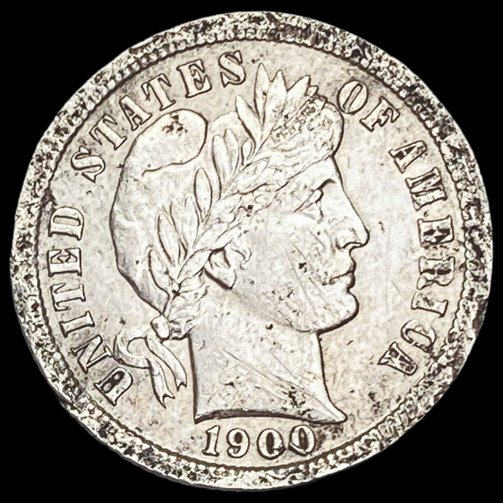 1900-S Silver Barber Dime HIGH GRADE (1 of 2)