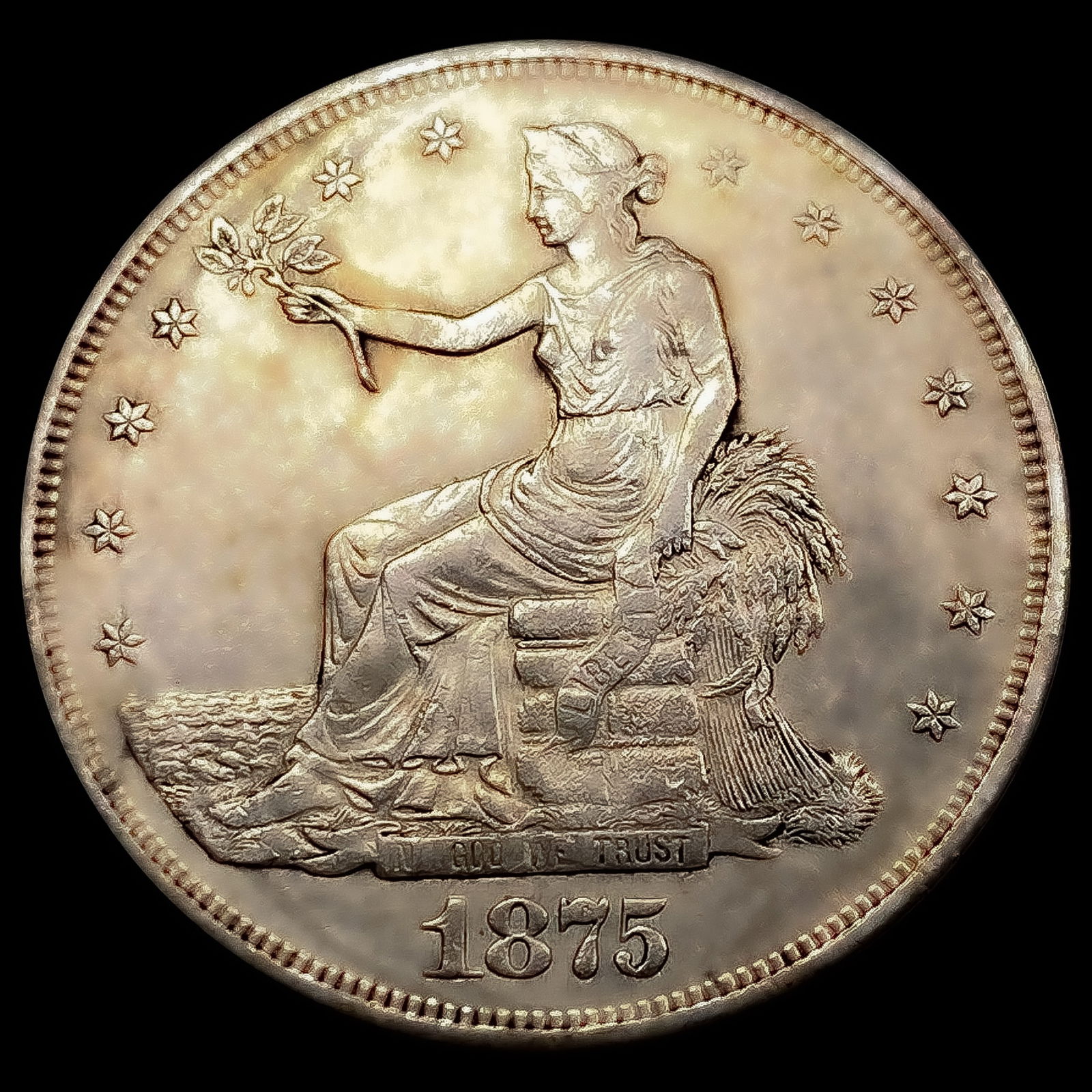 1875-CC Silver Trade Dollar HIGH GRADE: 1875-CC Silver Trade Dollar HIGH GRADE