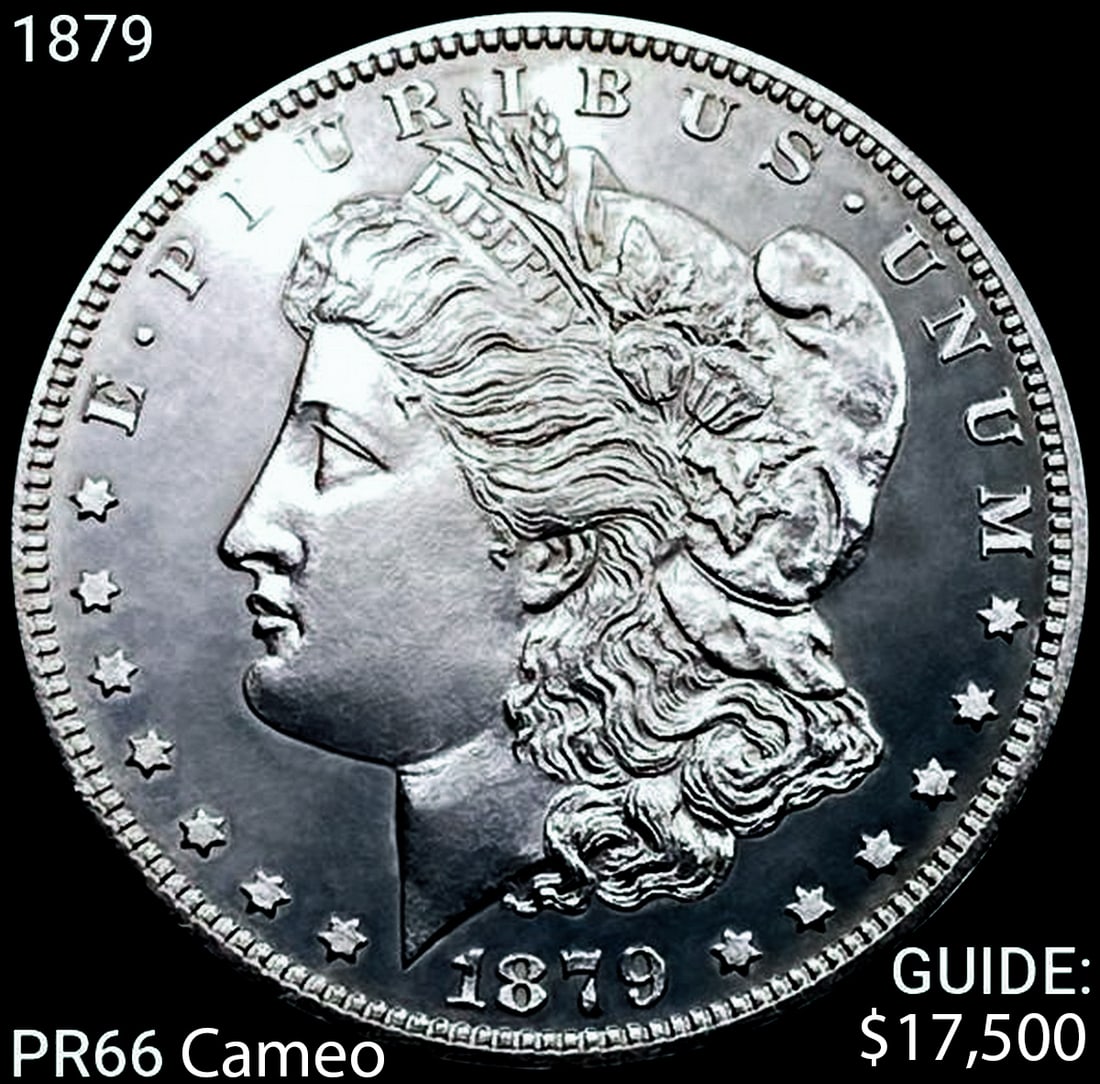 1879 Morgan Silver Dollar GEM PROOF CAM (1 of 2)