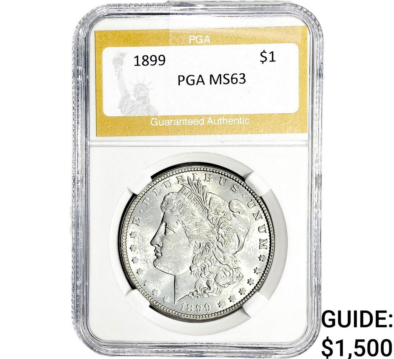 1899 Morgan Silver Dollar PGA MS63 (1 of 2)