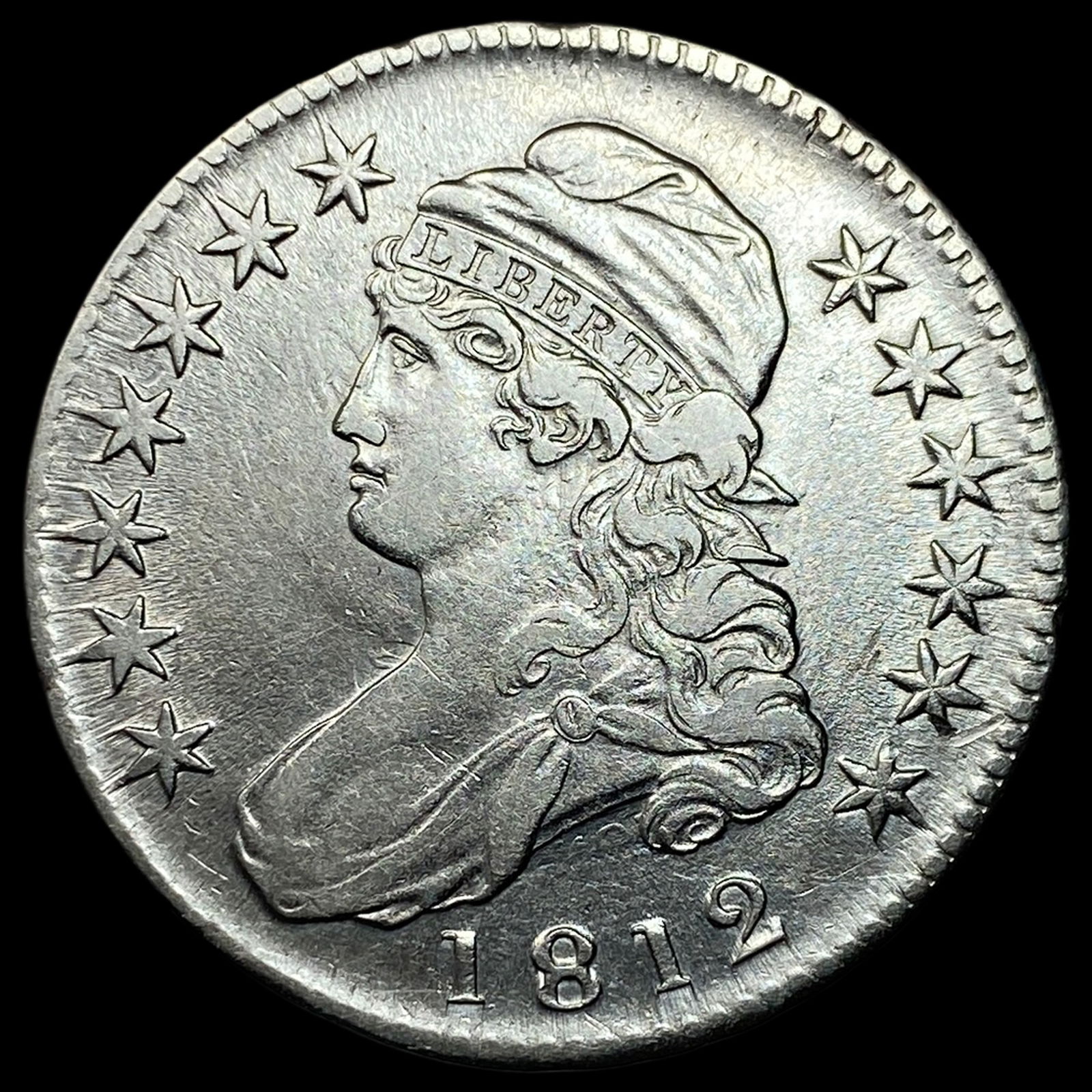 1812 Capped Bust Half Dollar ABOUT UNCIRCULATED (1 of 2)