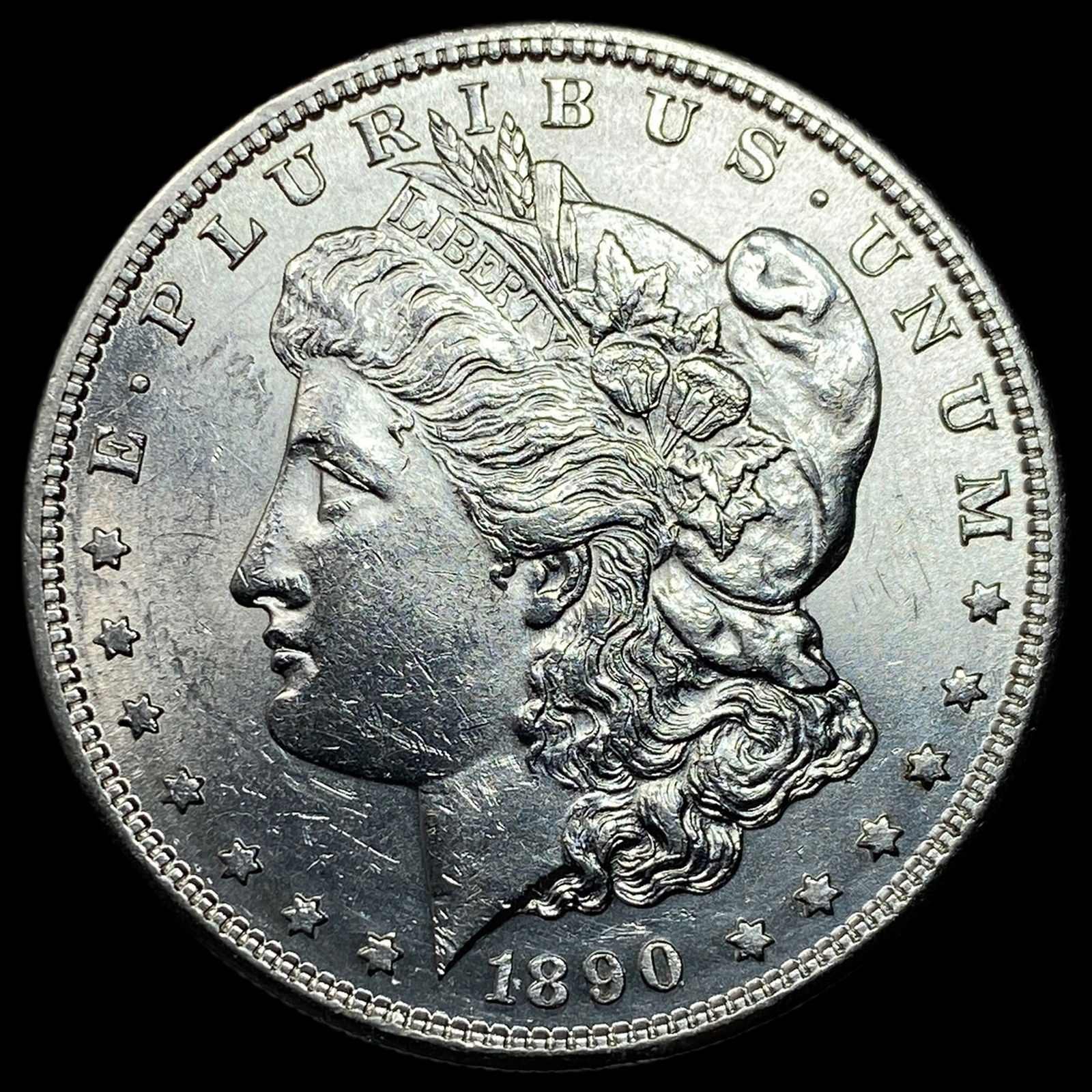 1890-S Silver Morgan Dollar CHOICE BU (1 of 2)