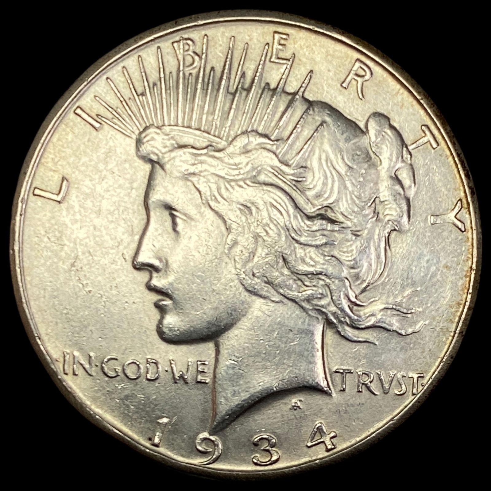 1934-S Peace Silver Dollar CHOICE AU (1 of 2)