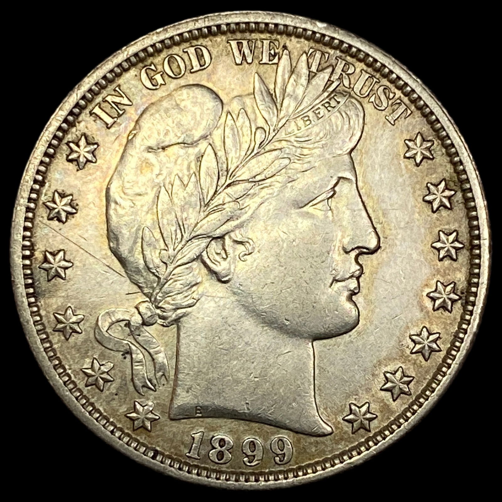 1899 Silver Barber Half Dollar CHOICE AU (1 of 2)