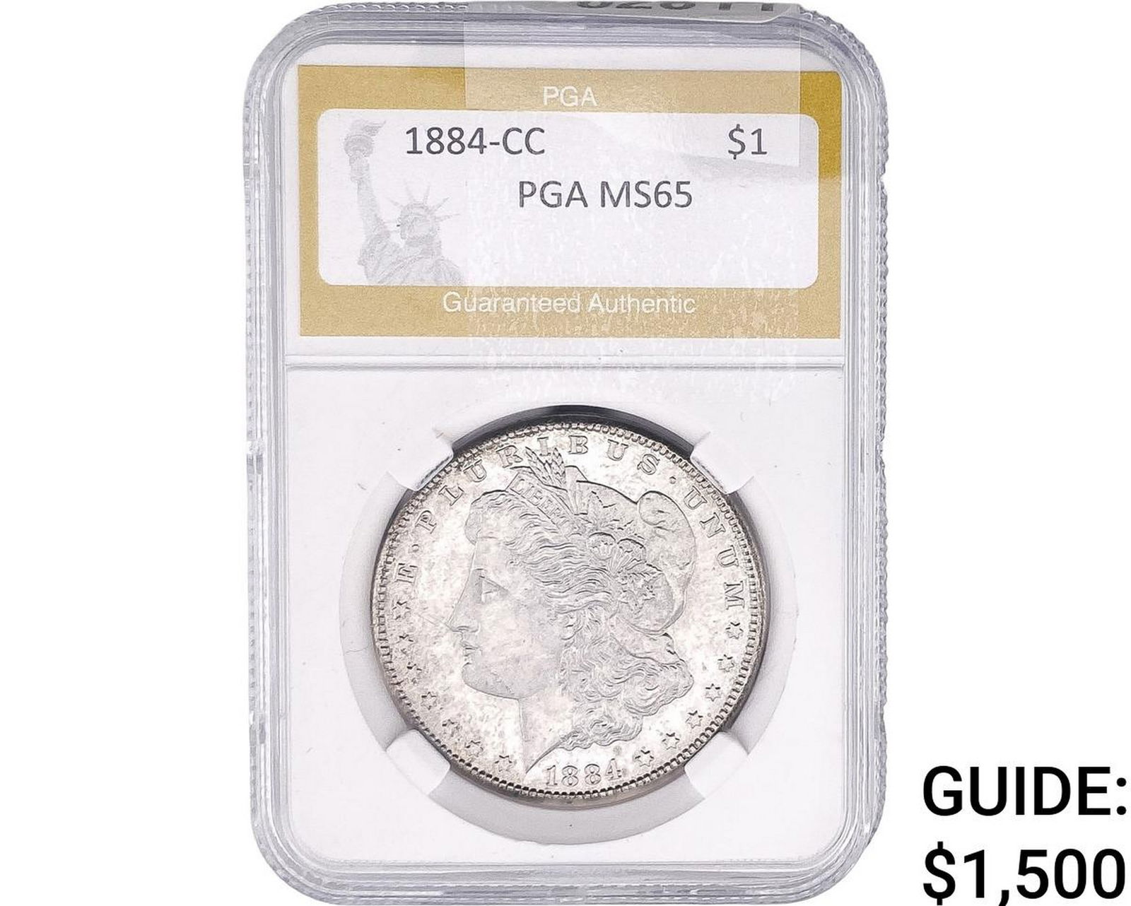 1884-CC Morgan Silver Dollar PGA MS65 (1 of 2)