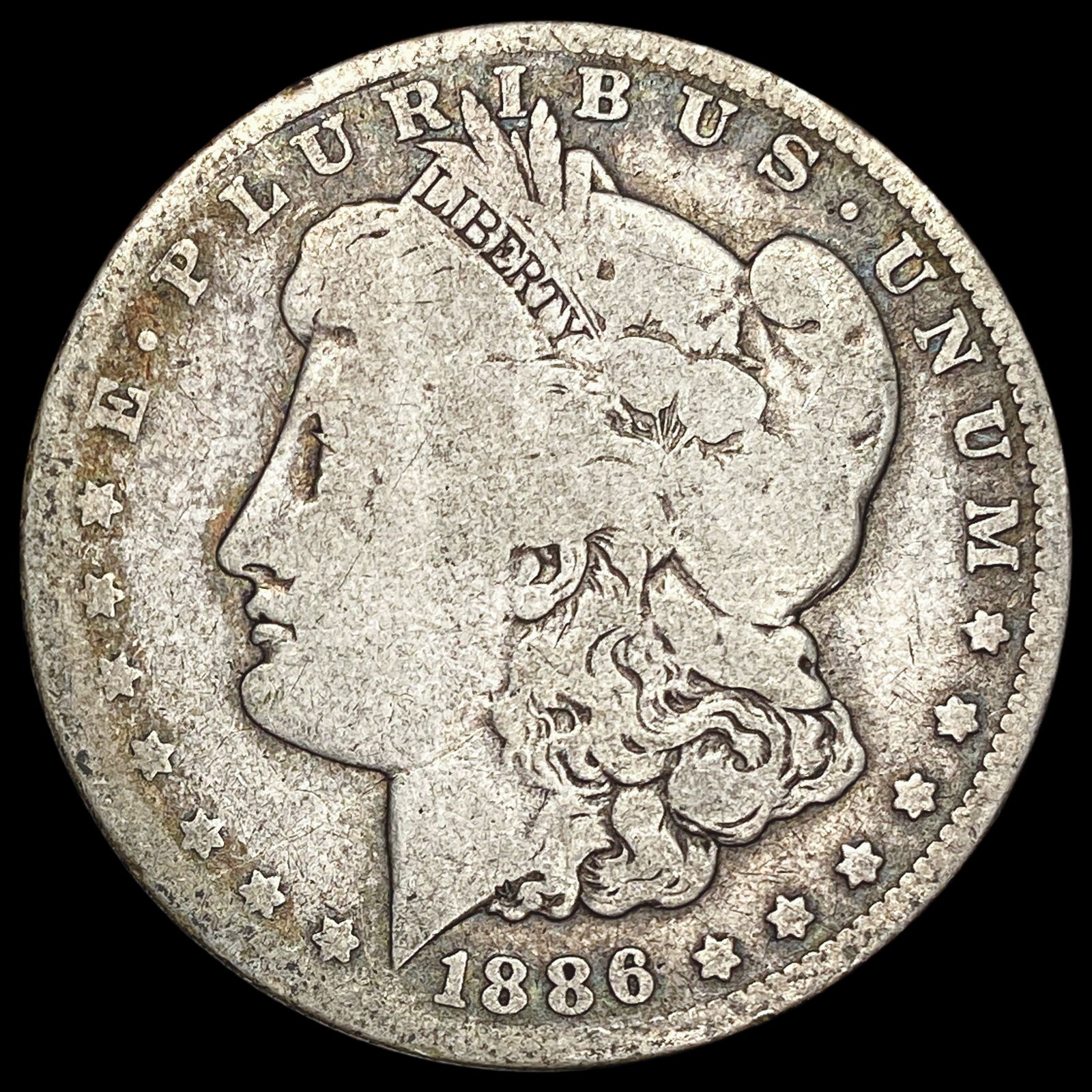 1886-O Silver Morgan Dollar LIGHTLY CIRCULATED (1 of 2)