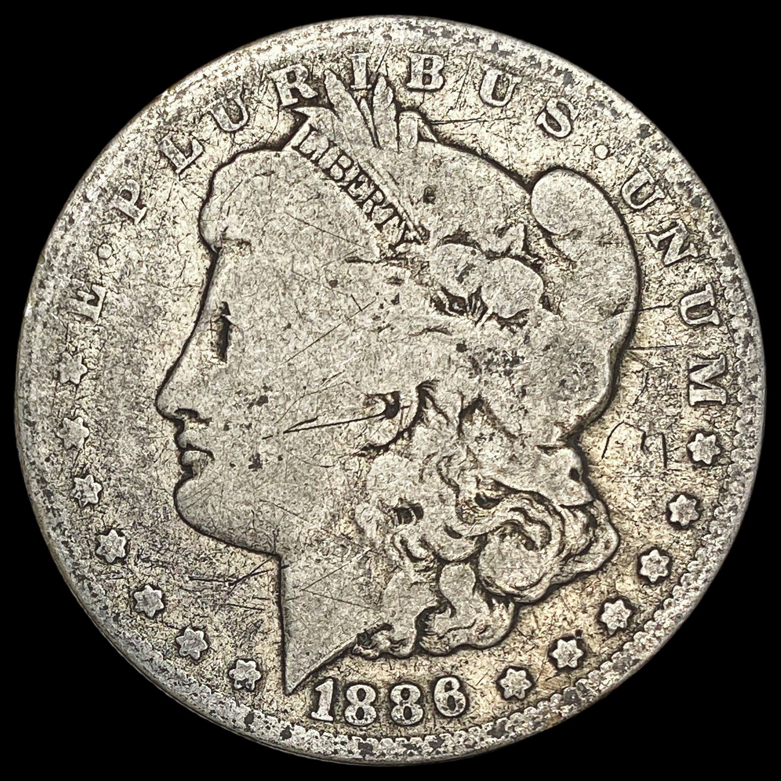 1886-O Silver Morgan Dollar LIGHTLY CIRCULATED (1 of 2)