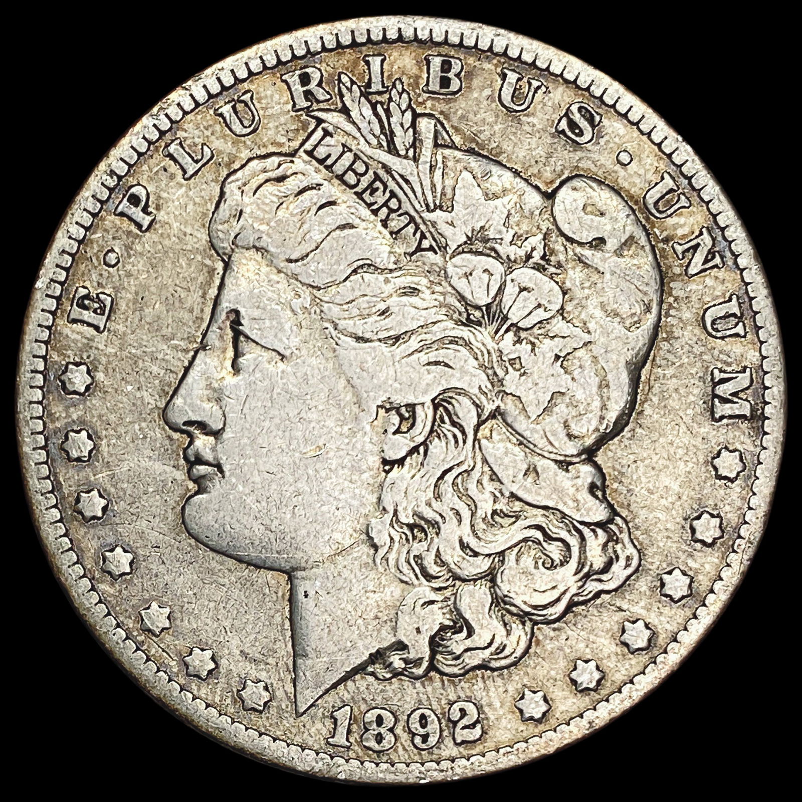 1892-O Silver Morgan Dollar LIGHTLY CIRCULATED (1 of 2)