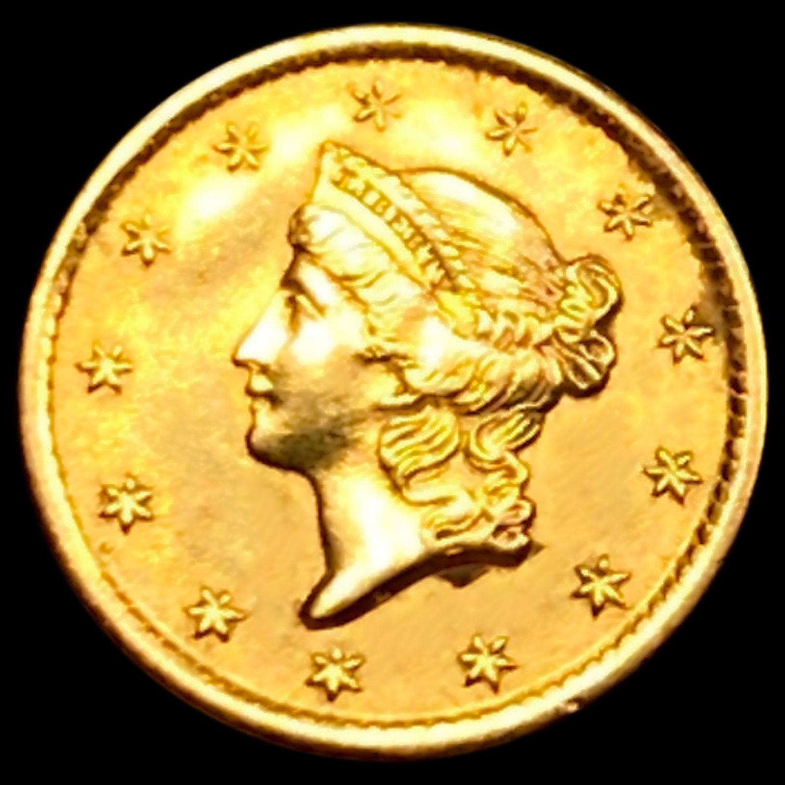 1853-O Rare Gold Dollar CHOICE AU (1 of 2)