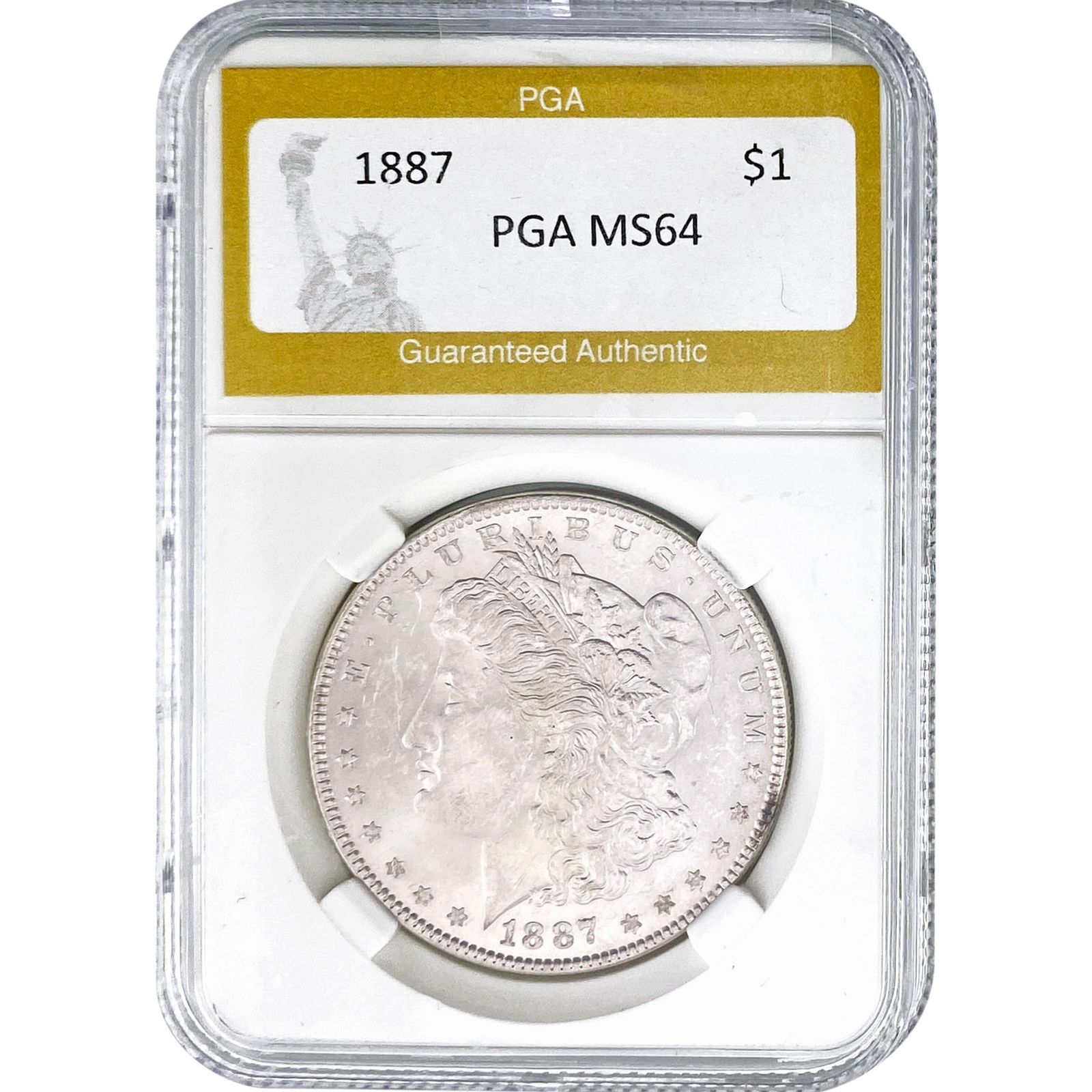 1887 Morgan Silver Dollar PGA MS64 (1 of 2)