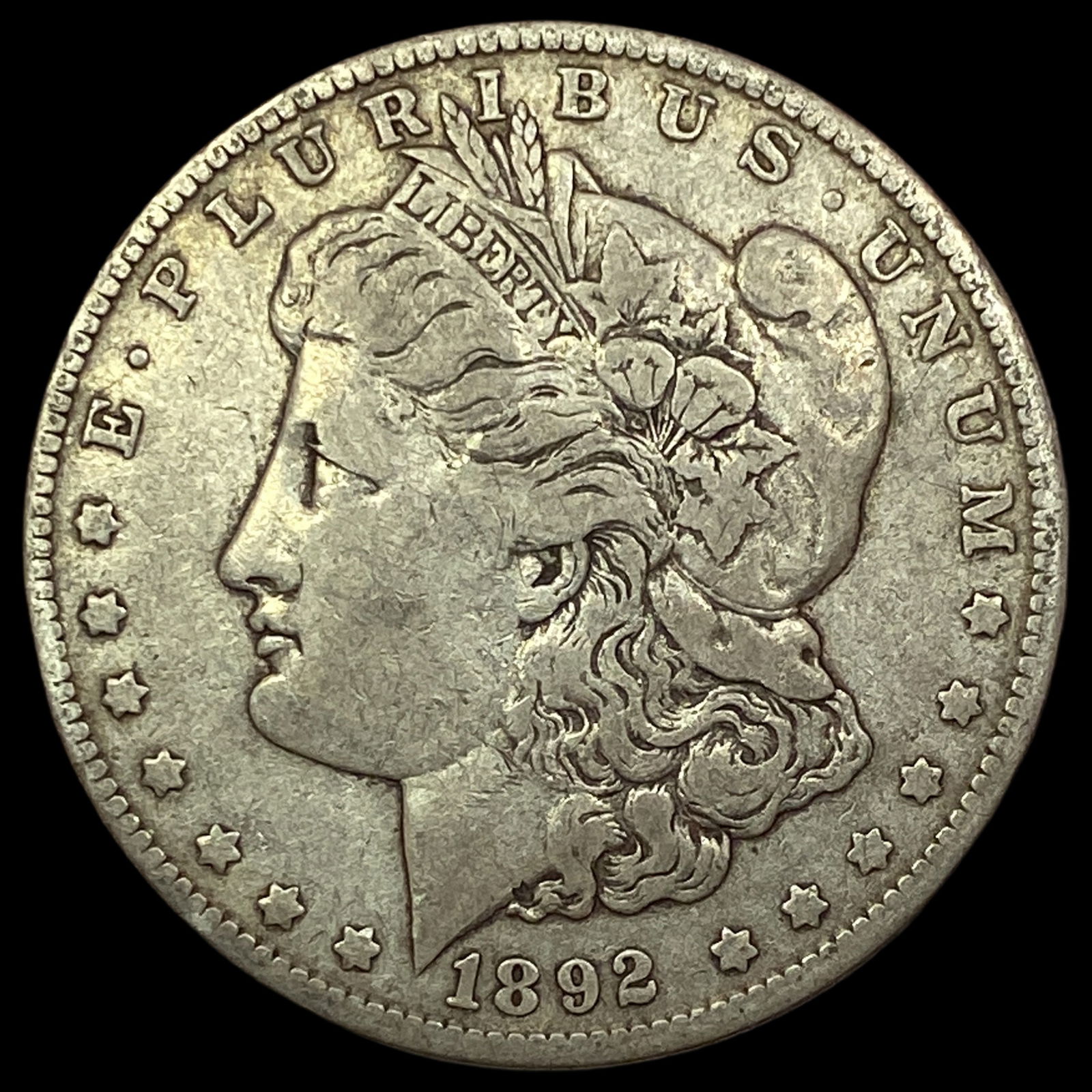 1892-O Silver Morgan Dollar LIGHTLY CIRCULATED (1 of 2)