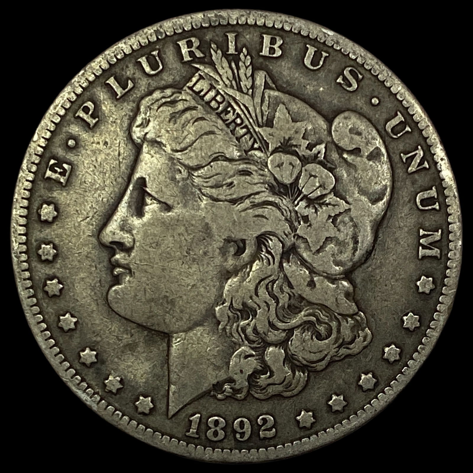 1892-O Silver Morgan Dollar LIGHTLY CIRCULATED (1 of 2)