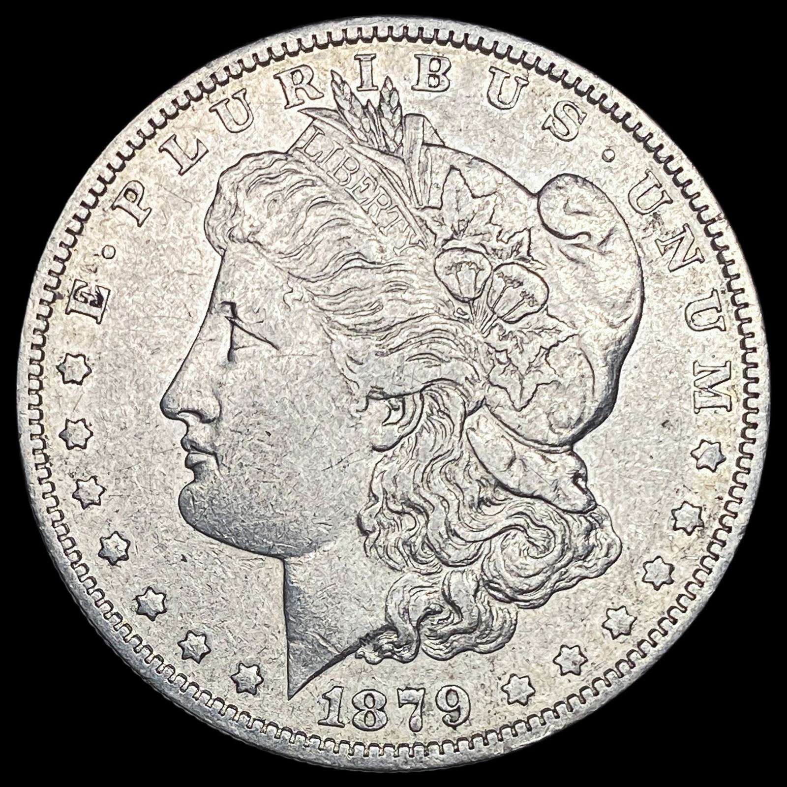 1879-O Silver Morgan Dollar NEARLY UNCIRCULATED (1 of 2)