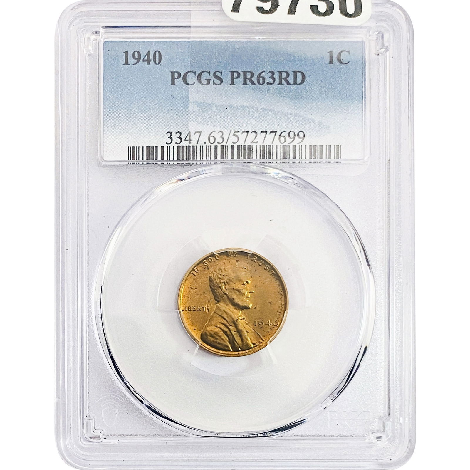 1940 Wheat Cent PCGS PR63 RD (1 of 2)