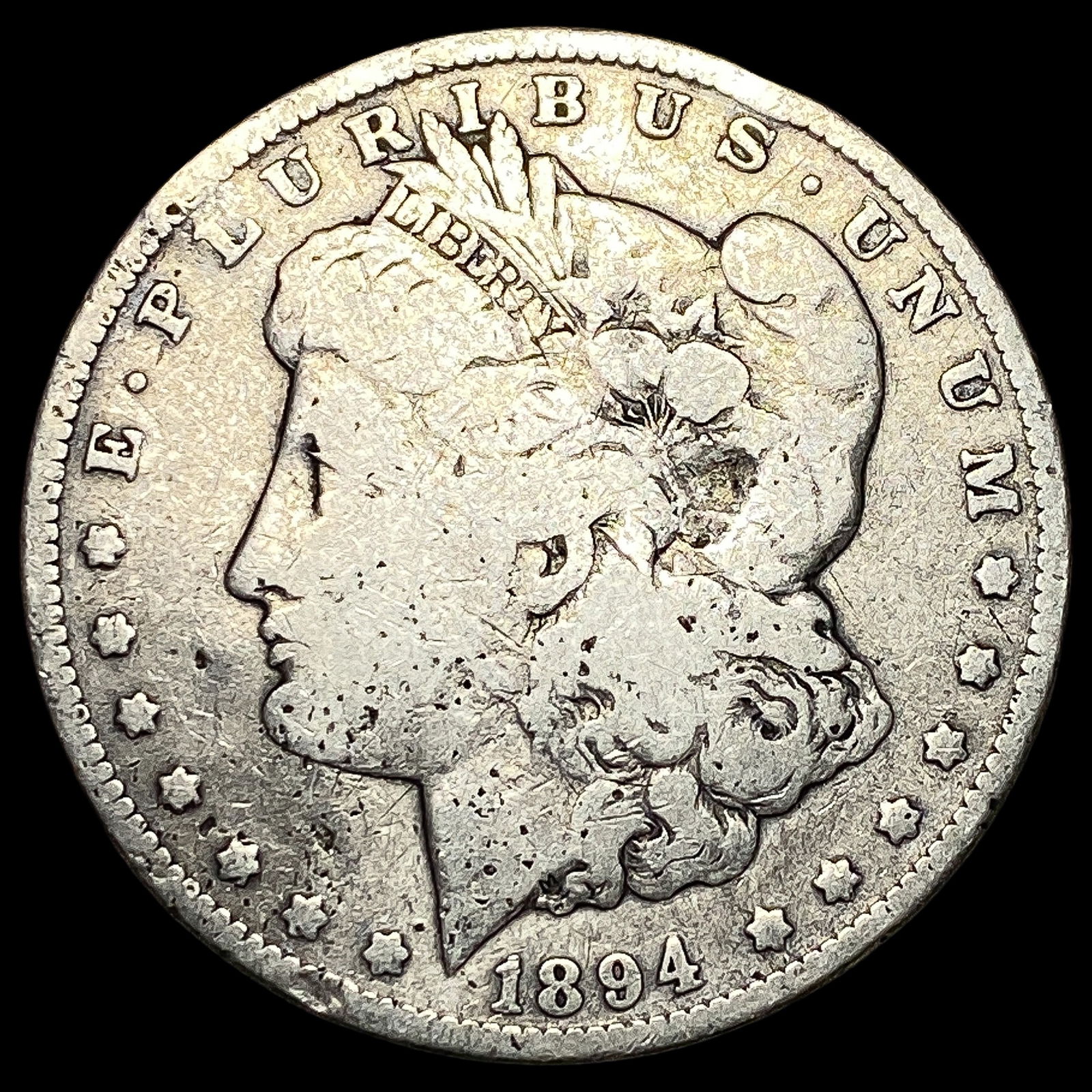 1894-O Silver Morgan Dollar NICELY CIRCULATED (1 of 2)