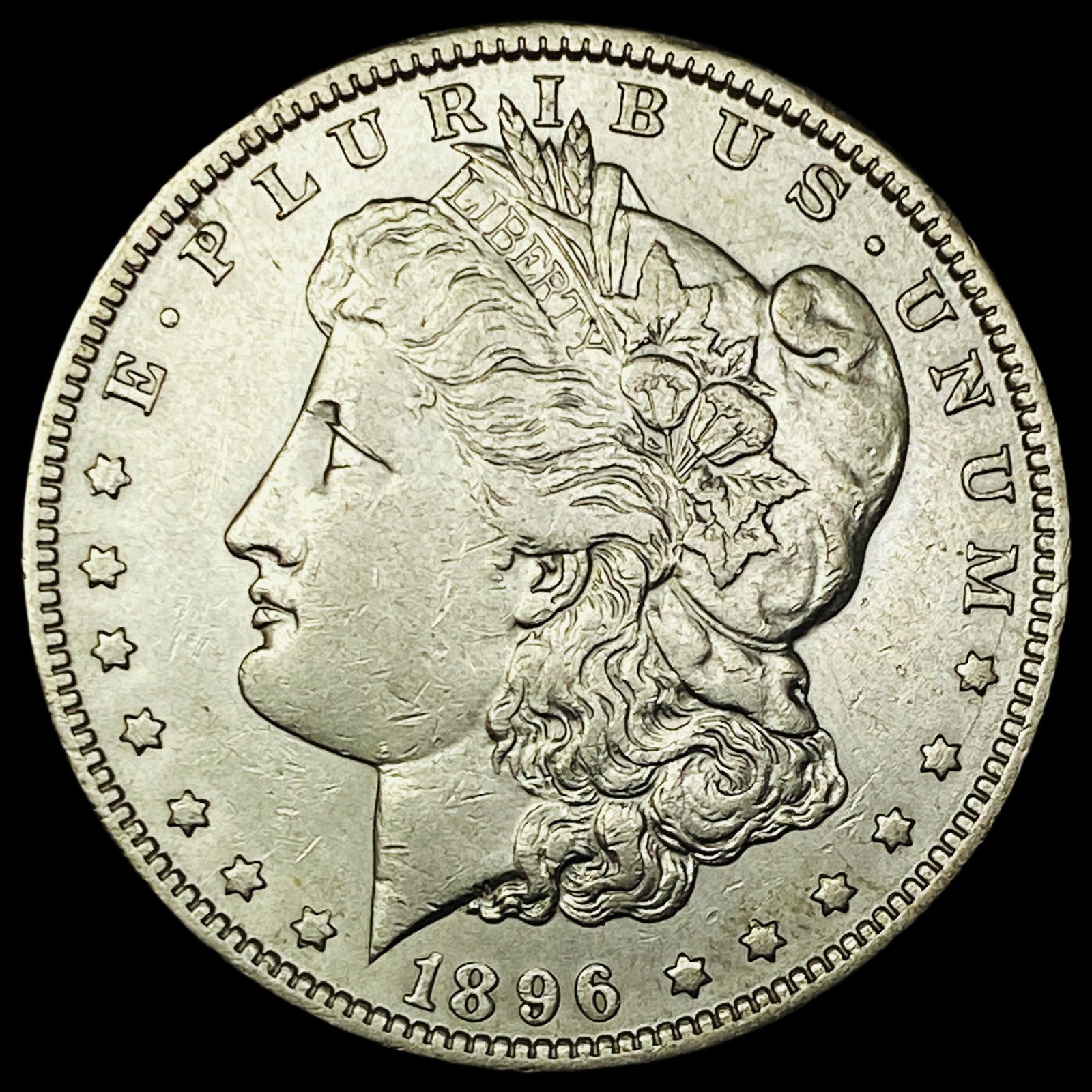 1896-O Silver Morgan Dollar CLOSELY UNCIRCULATED (1 of 2)