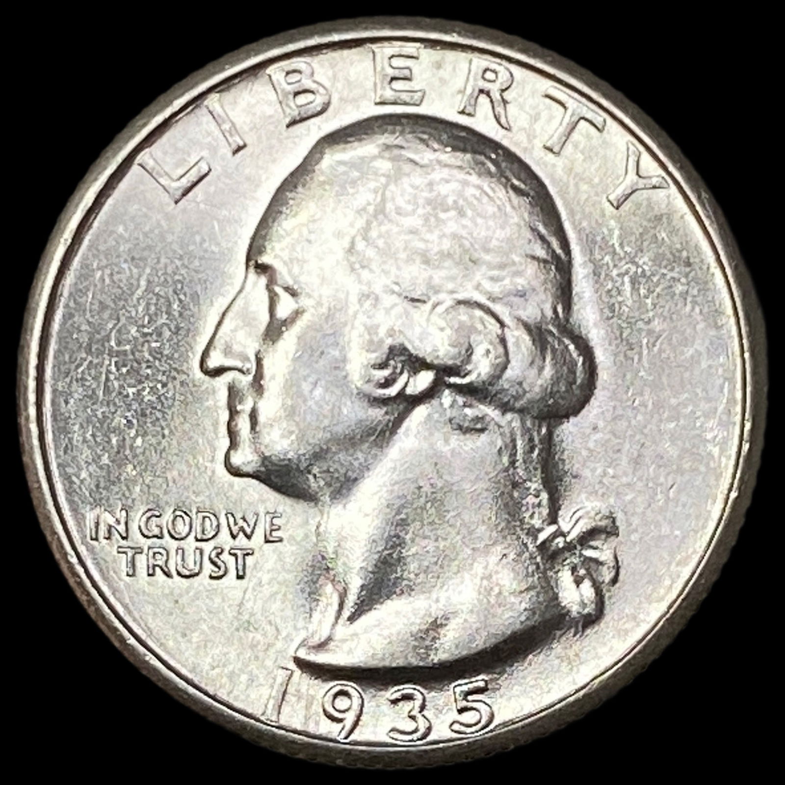 1935-S Silver Washington Quarter UNCIRCULATED (1 of 2)