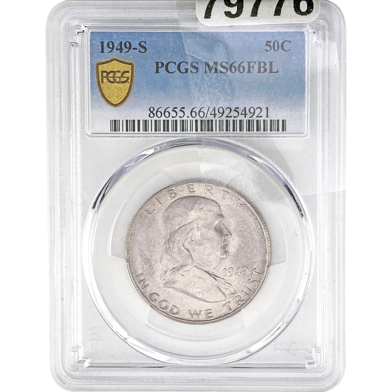 1949-S Franklin Half Dollar PCGS MS66 FBL (1 of 2)